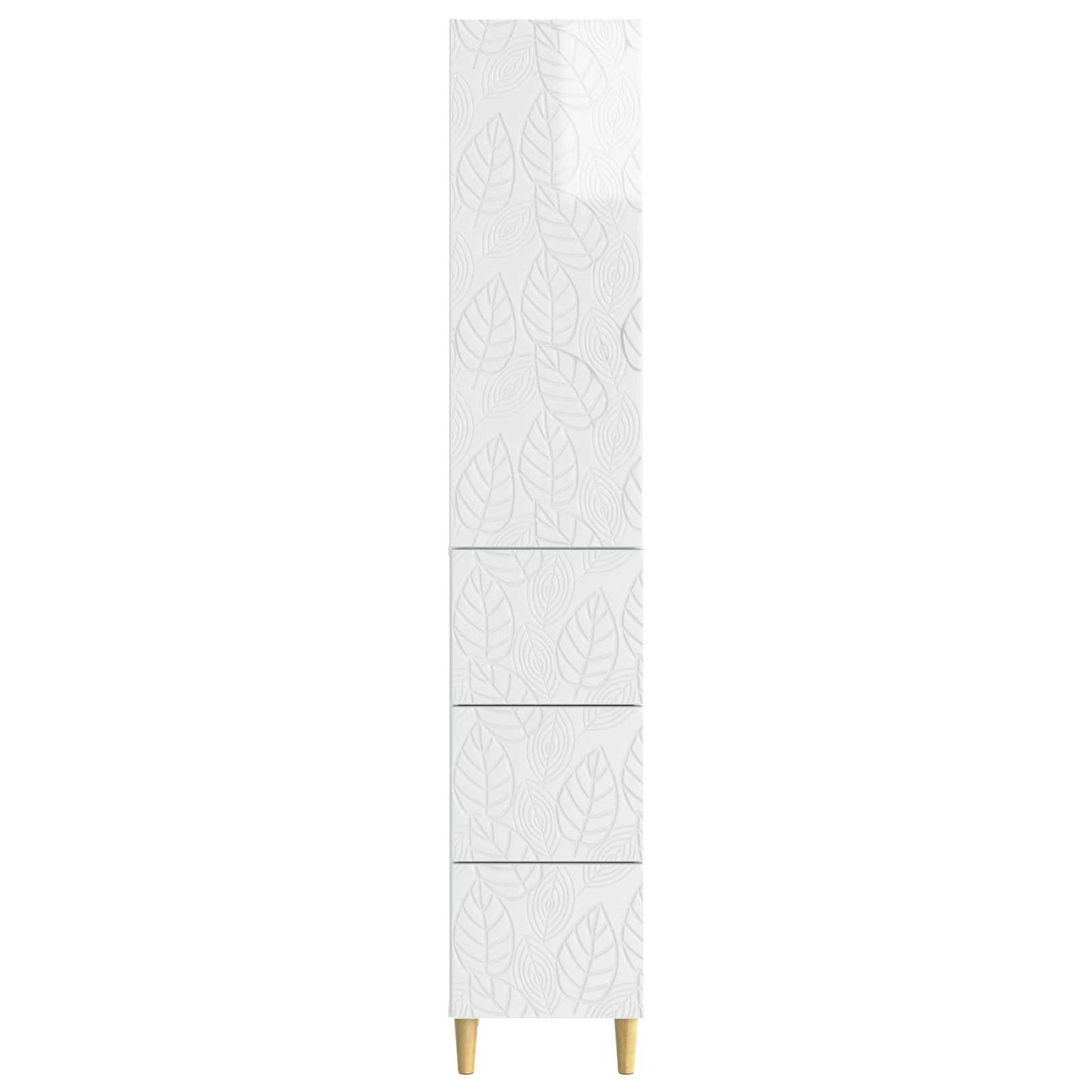 Kastenset 2 pcs Hoogglans Wit 33 x 34,5 x 90 cm Bewerkt hout is nu te koop bij PeponiXL, paradijselijk wonen!