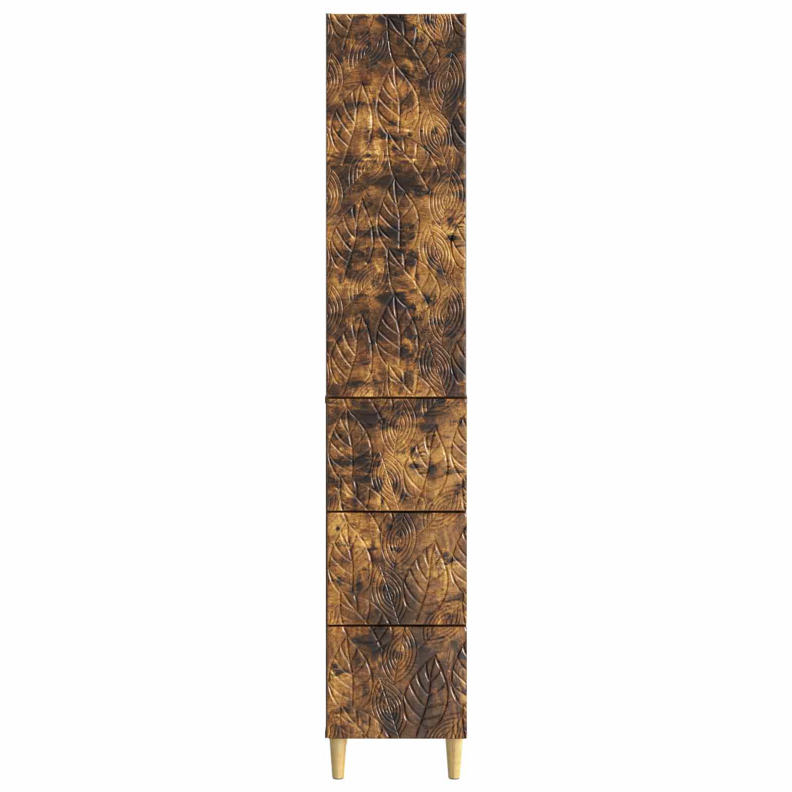 Kastenset 2 pcs Gerookt eiken 33 x 34,5 x 90 cm Bewerkt hout is nu te koop bij PeponiXL, paradijselijk wonen!