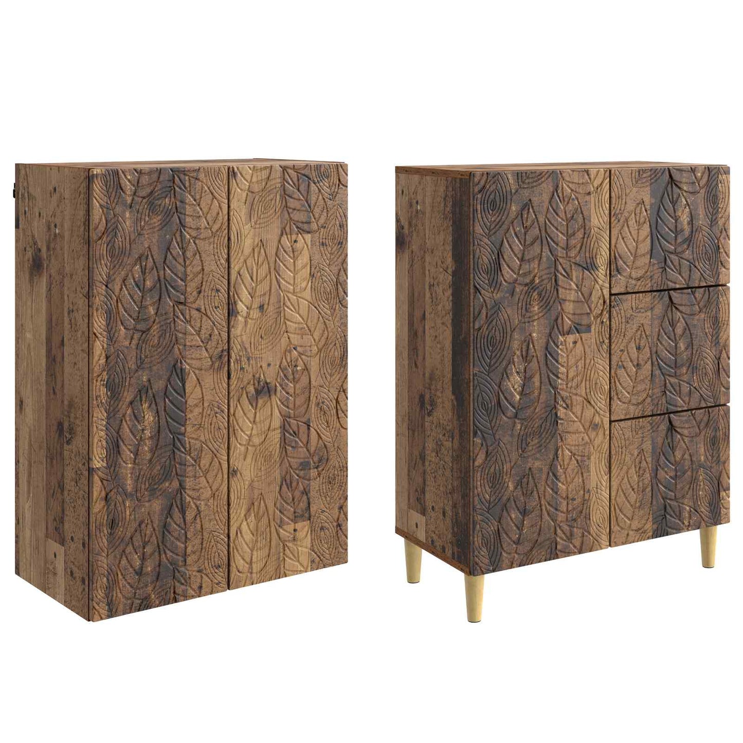 2 pcs Oud hout