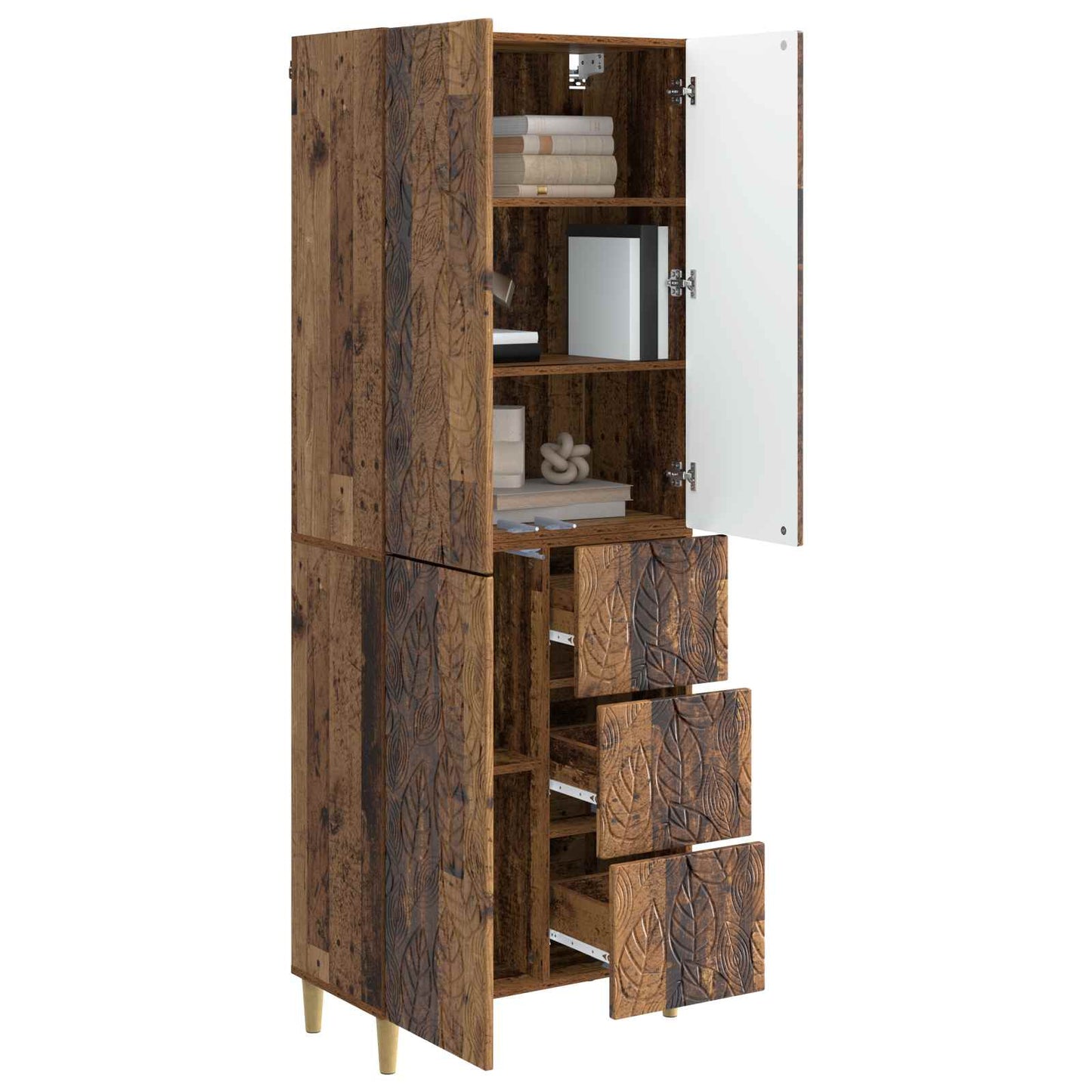 2 pcs Oud hout