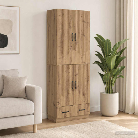 Kastenset 2 st Artisanaal eiken Bewerkt hout is nu te koop bij PeponiXL, paradijselijk wonen!