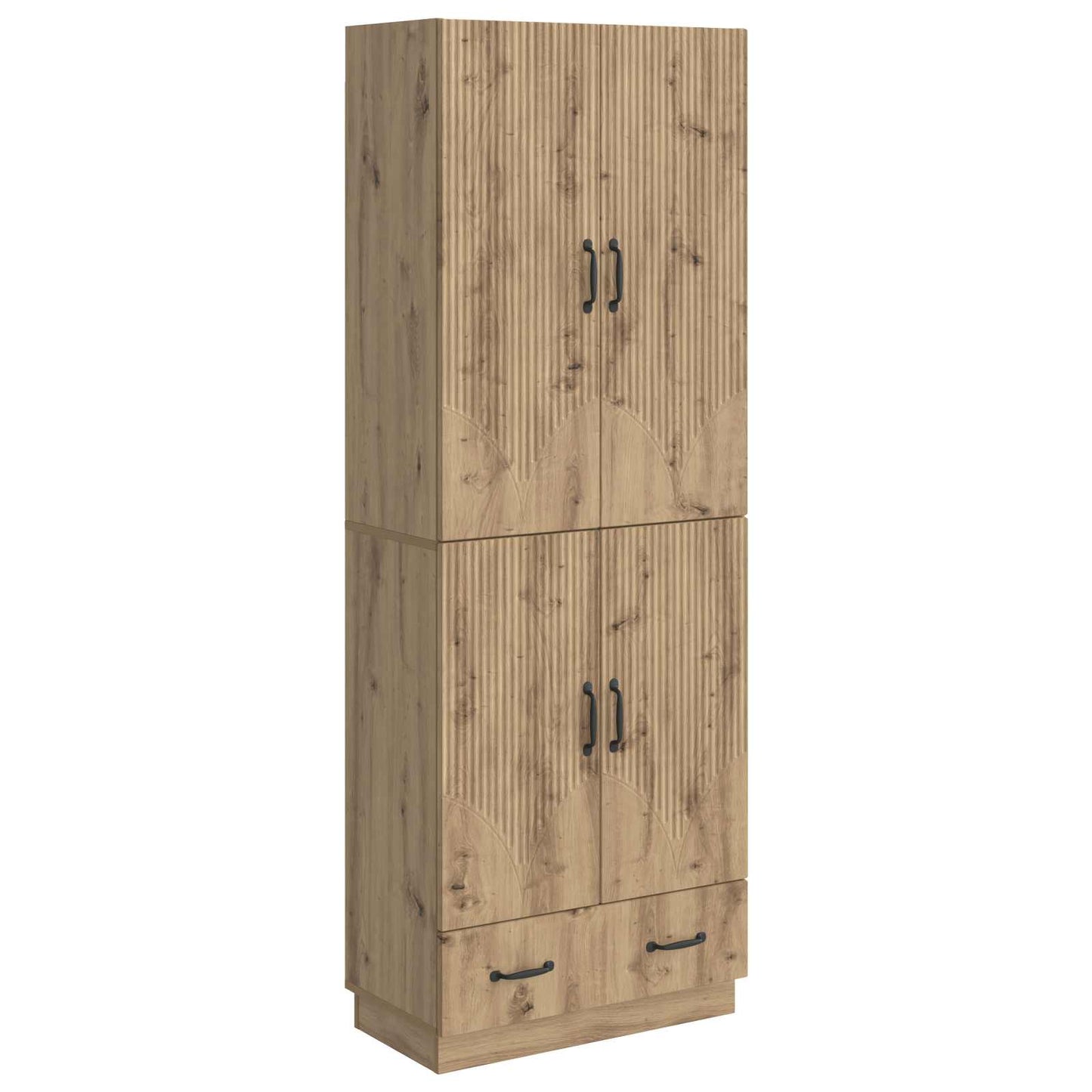 Kastenset 2 st Artisanaal eiken Bewerkt hout