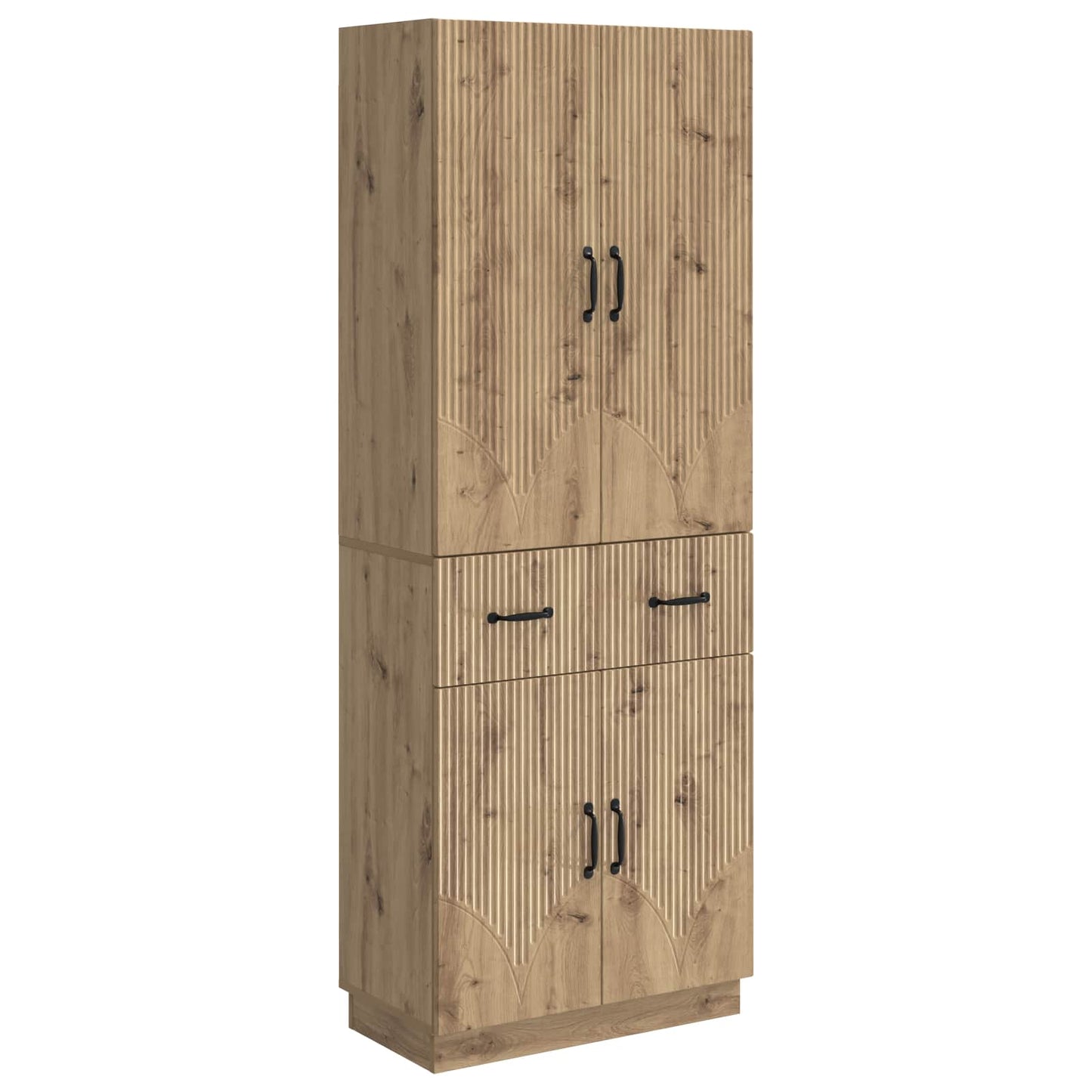 Kastenset 2 st Artisanaal eiken Bewerkt hout