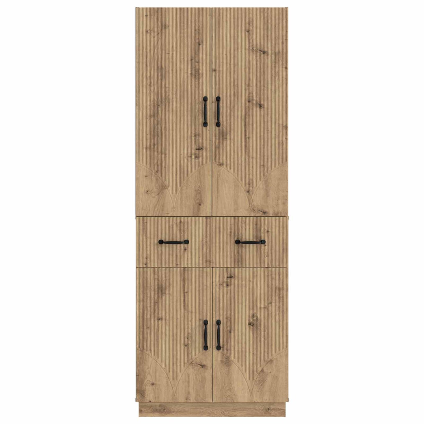 Kastenset 2 st Artisanaal eiken Bewerkt hout