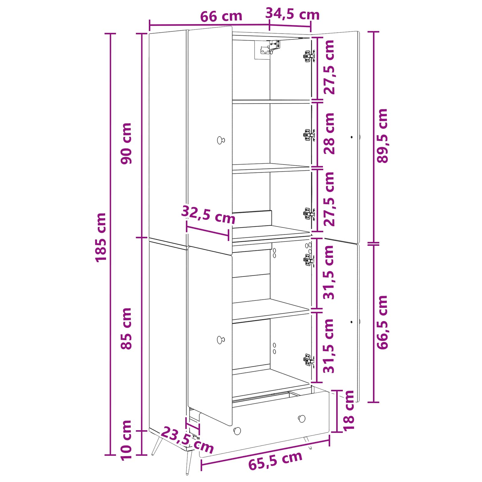Kastenset 2 st Artisanaal eiken Bewerkt hout is nu te koop bij PeponiXL, paradijselijk wonen!