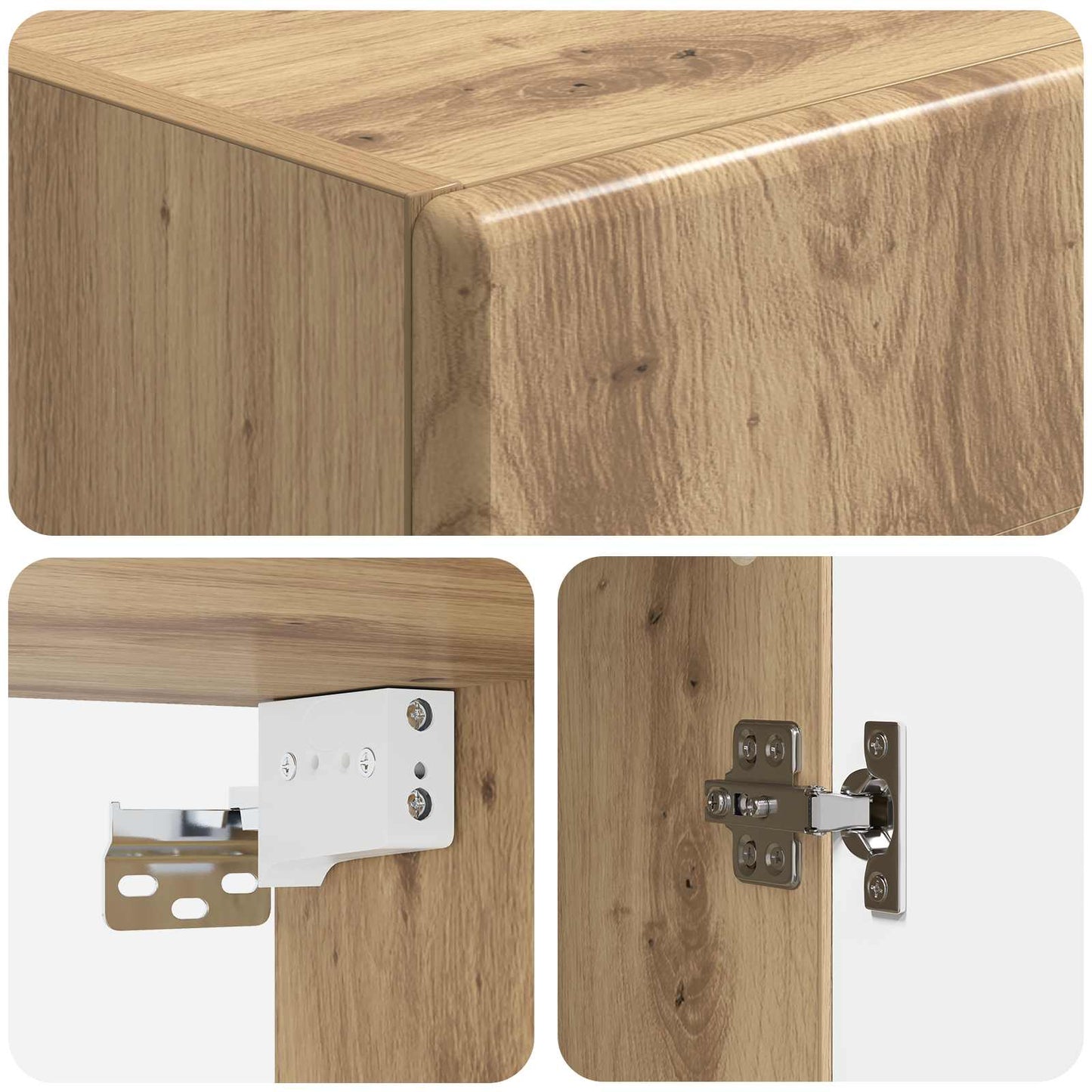 Kastenset 2 st Bewerkt hout is nu te koop bij PeponiXL, paradijselijk wonen!