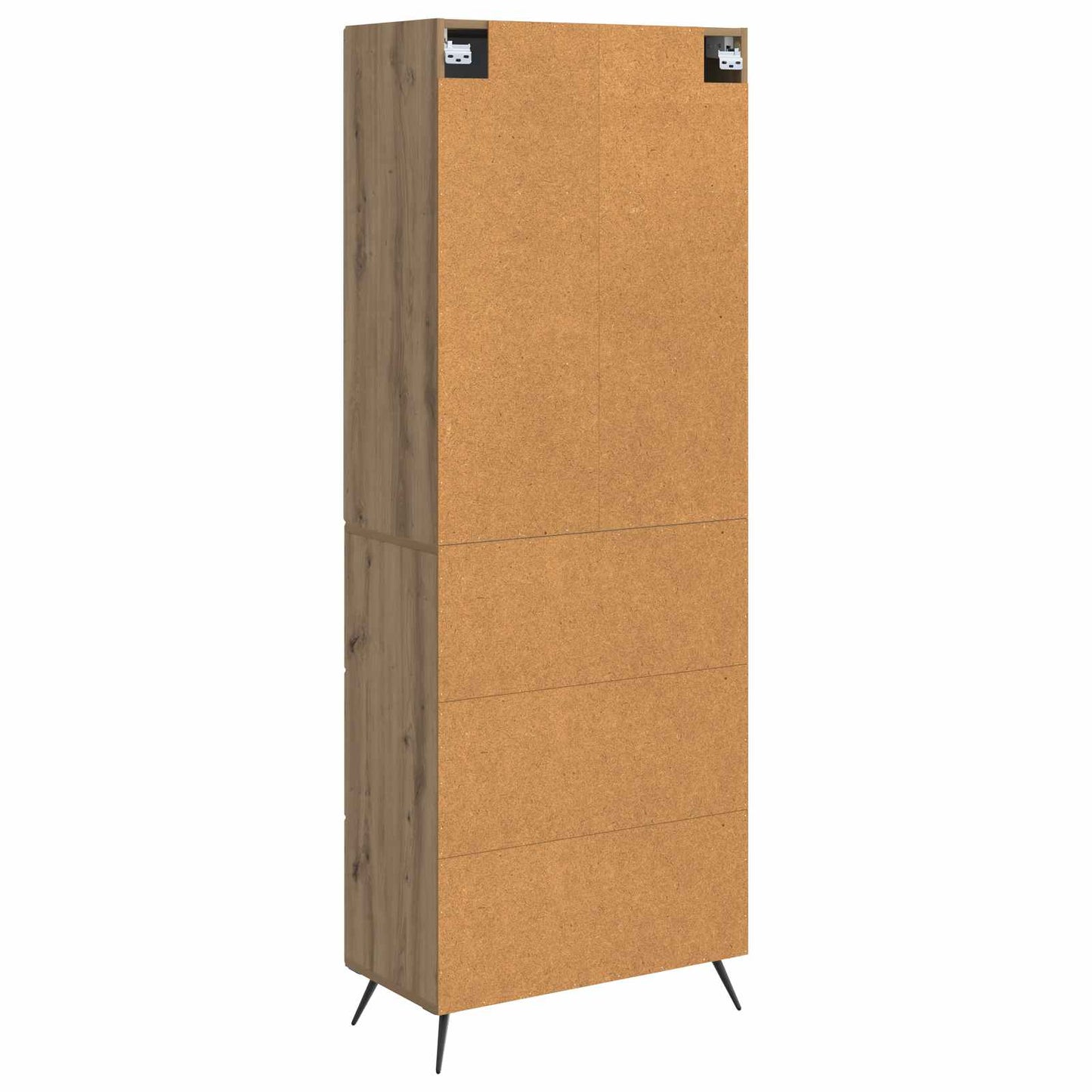 Kastenset 2 st 66 x 34,5 x 90 cm Bewerkt hout Artisanaal eiken is nu te koop bij PeponiXL, paradijselijk wonen!