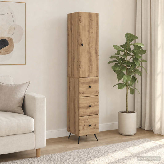 Kastenset 2 st 34,5 x 34,5 x 90 cm Bewerkt hout is nu te koop bij PeponiXL, paradijselijk wonen!