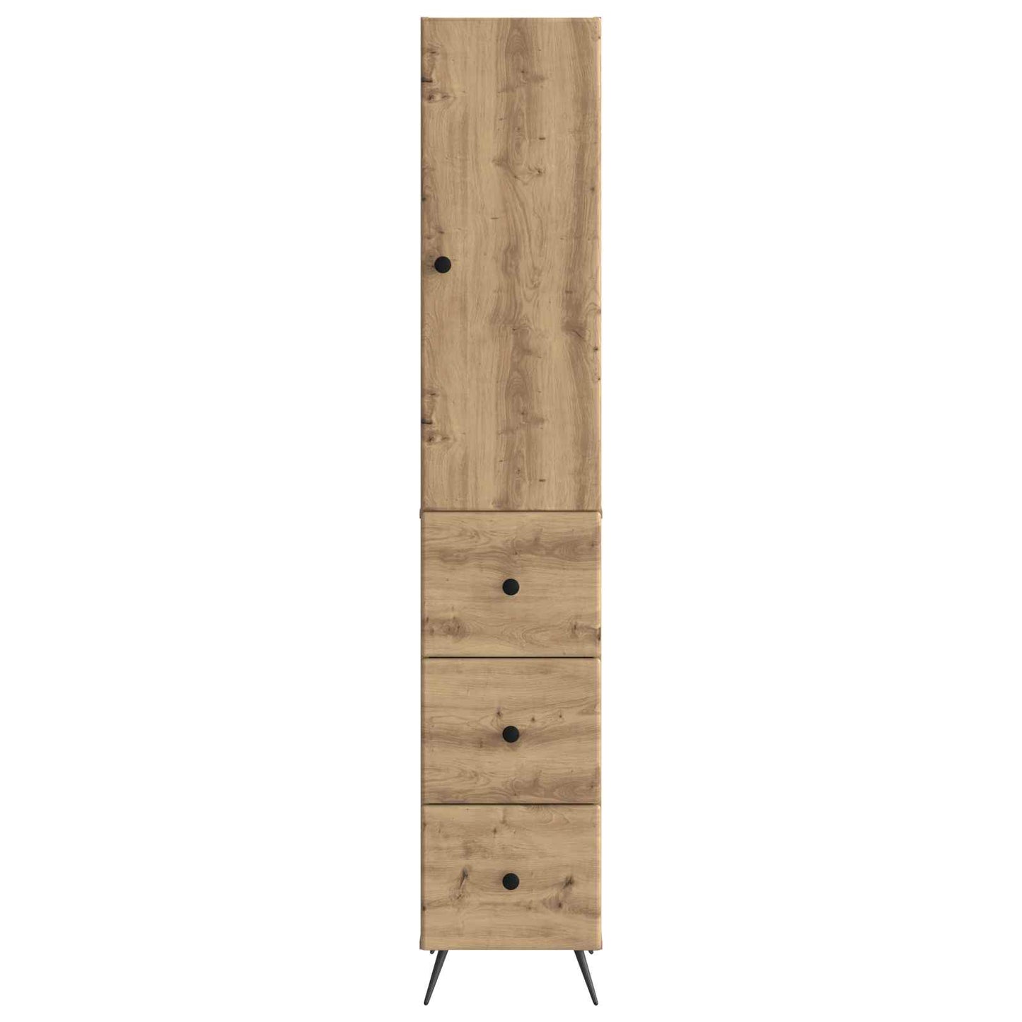 Kastenset 2 st 34,5 x 34,5 x 90 cm Bewerkt hout