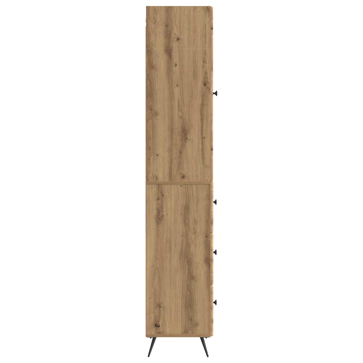 Kastenset 2 st 34,5 x 34,5 x 90 cm Bewerkt hout
