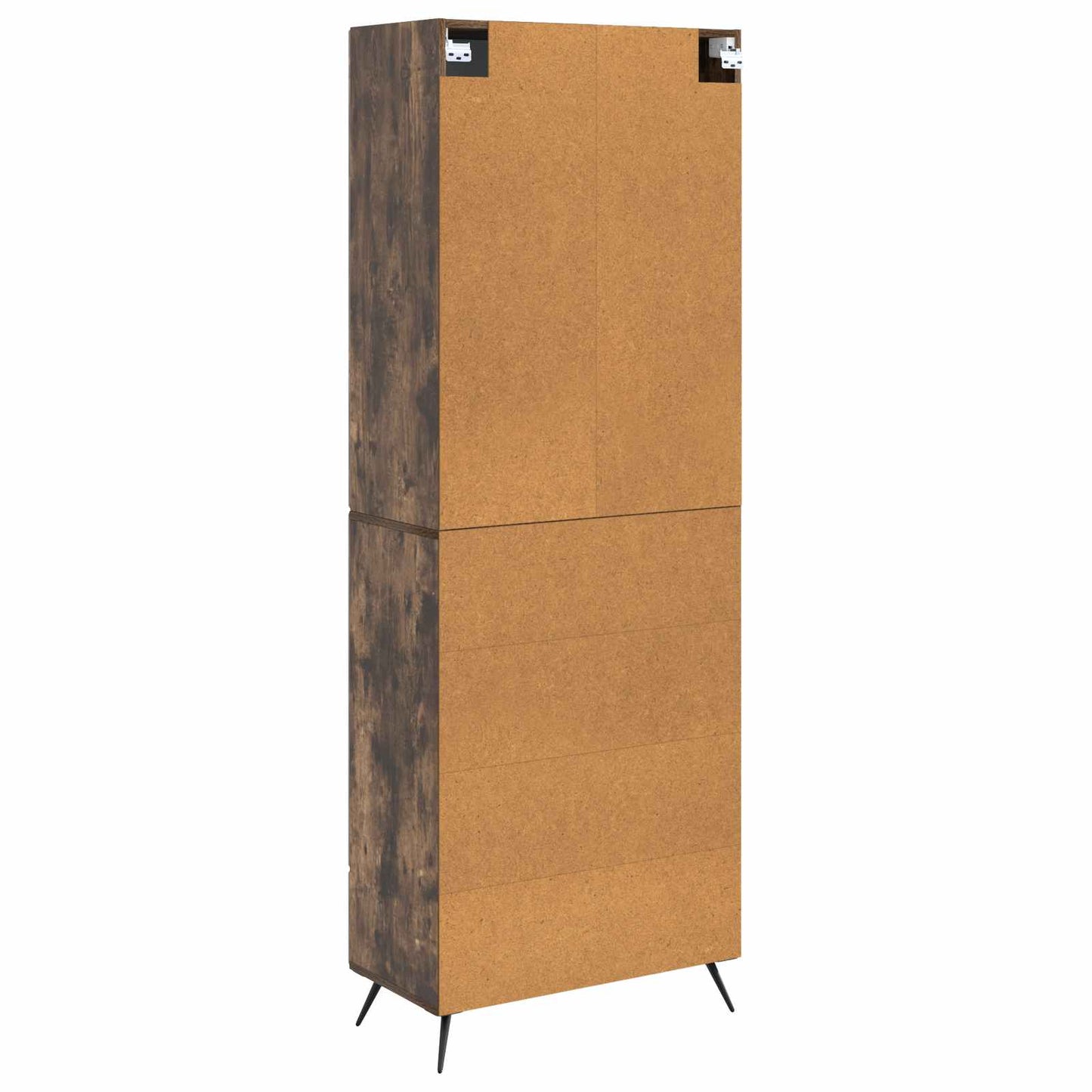 Kastenset 2 pcs Gerookt eiken Bewerkt hout