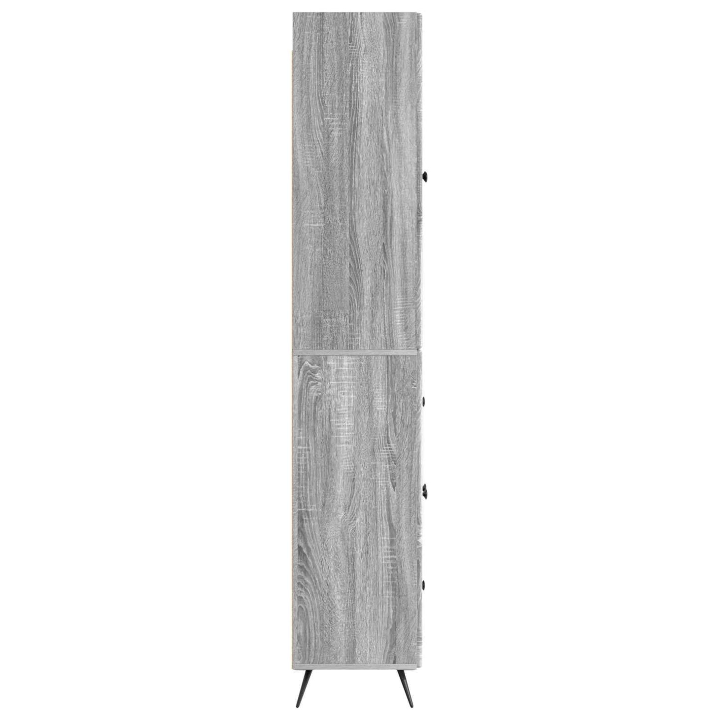 Kastenset 2 pcs Grijs Sonoma Bewerkt hout