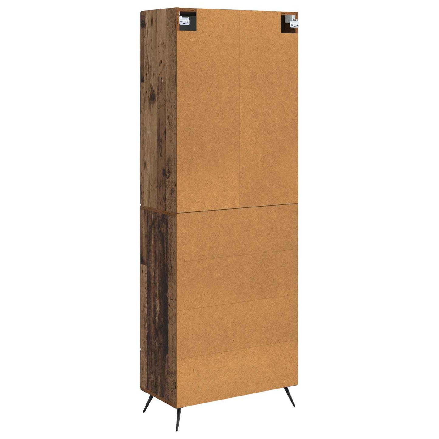 Kastenset 2 pcs Oud hout Bewerkt hout