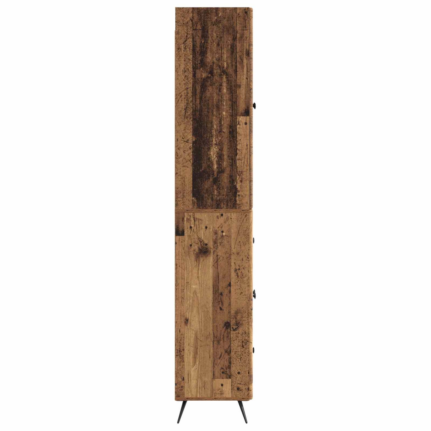 Kastenset 2 pcs Oud hout Bewerkt hout
