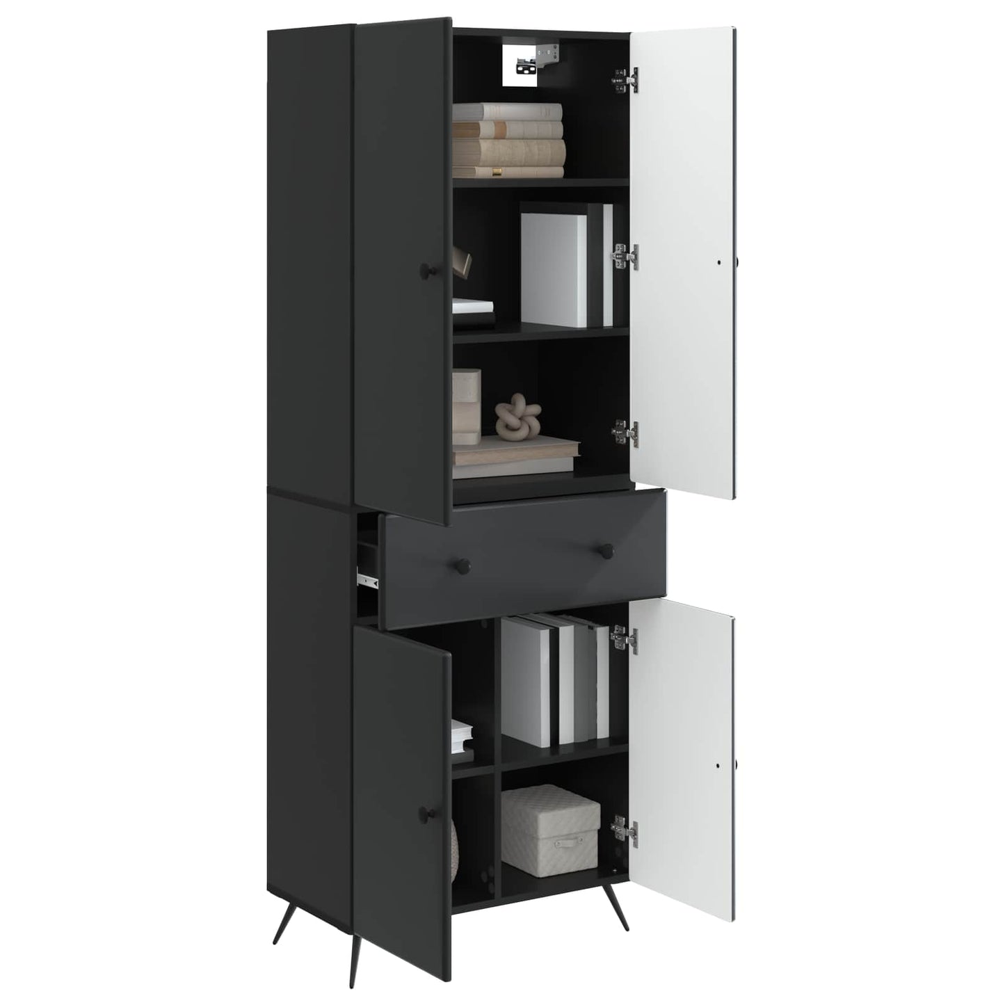 2 pcs Zwart