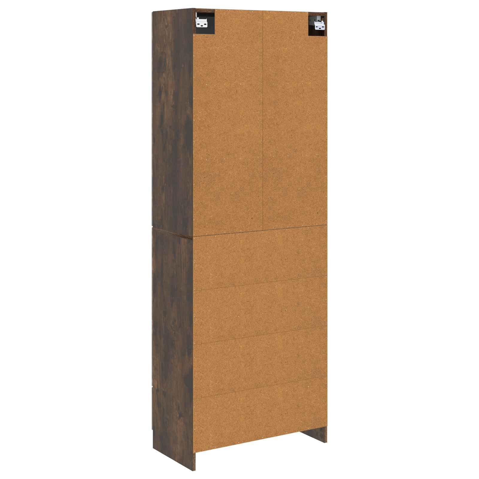 Kastenset 2 pcs Gerookt eiken 66 x 34,5 x 87 cm Bewerkt hout is nu te koop bij PeponiXL, paradijselijk wonen!