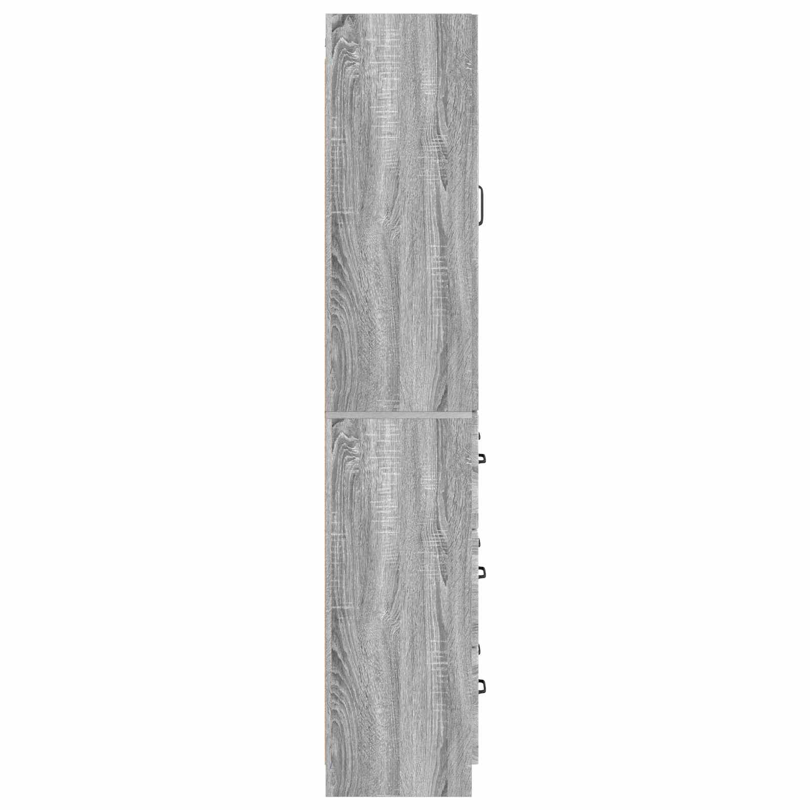 Kastenset 2 pcs Grijs Sonoma 66 x 34,5 x 87 cm Bewerkt hout is nu te koop bij PeponiXL, paradijselijk wonen!