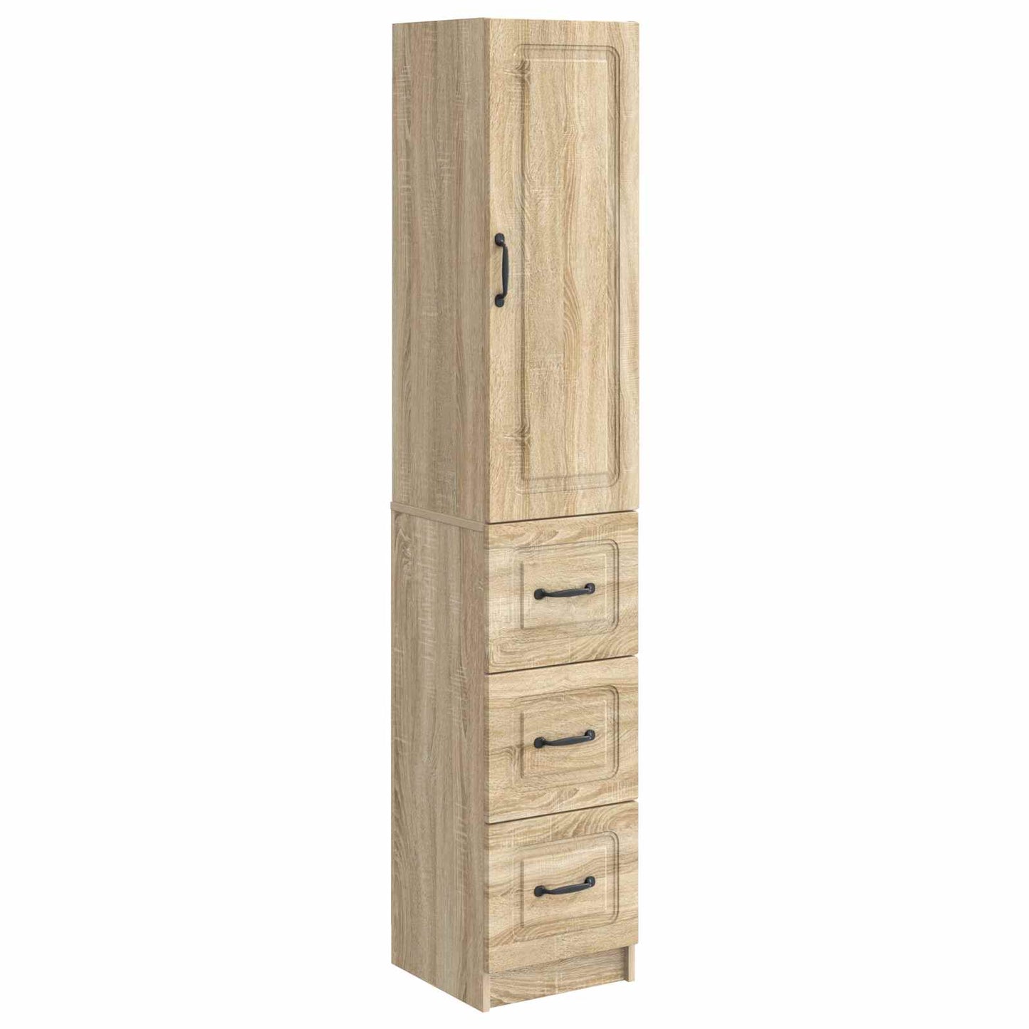 Kastenset 2 pcs Sonoma Eiken 33 x 34,5 x 87 cm Bewerkt hout is nu te koop bij PeponiXL, paradijselijk wonen!