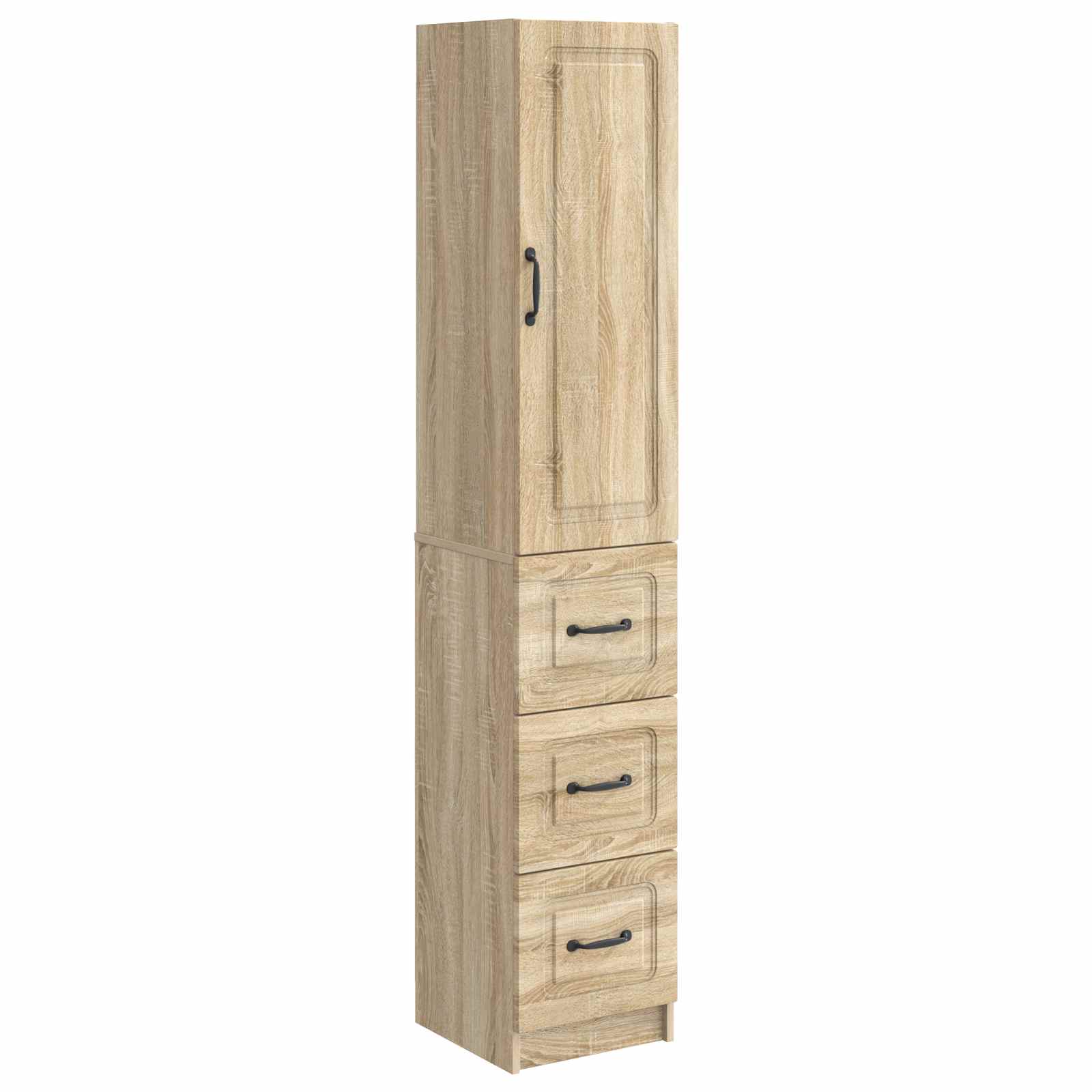 Kastenset 2 pcs Sonoma Eiken 33 x 34,5 x 87 cm Bewerkt hout is nu te koop bij PeponiXL, paradijselijk wonen!