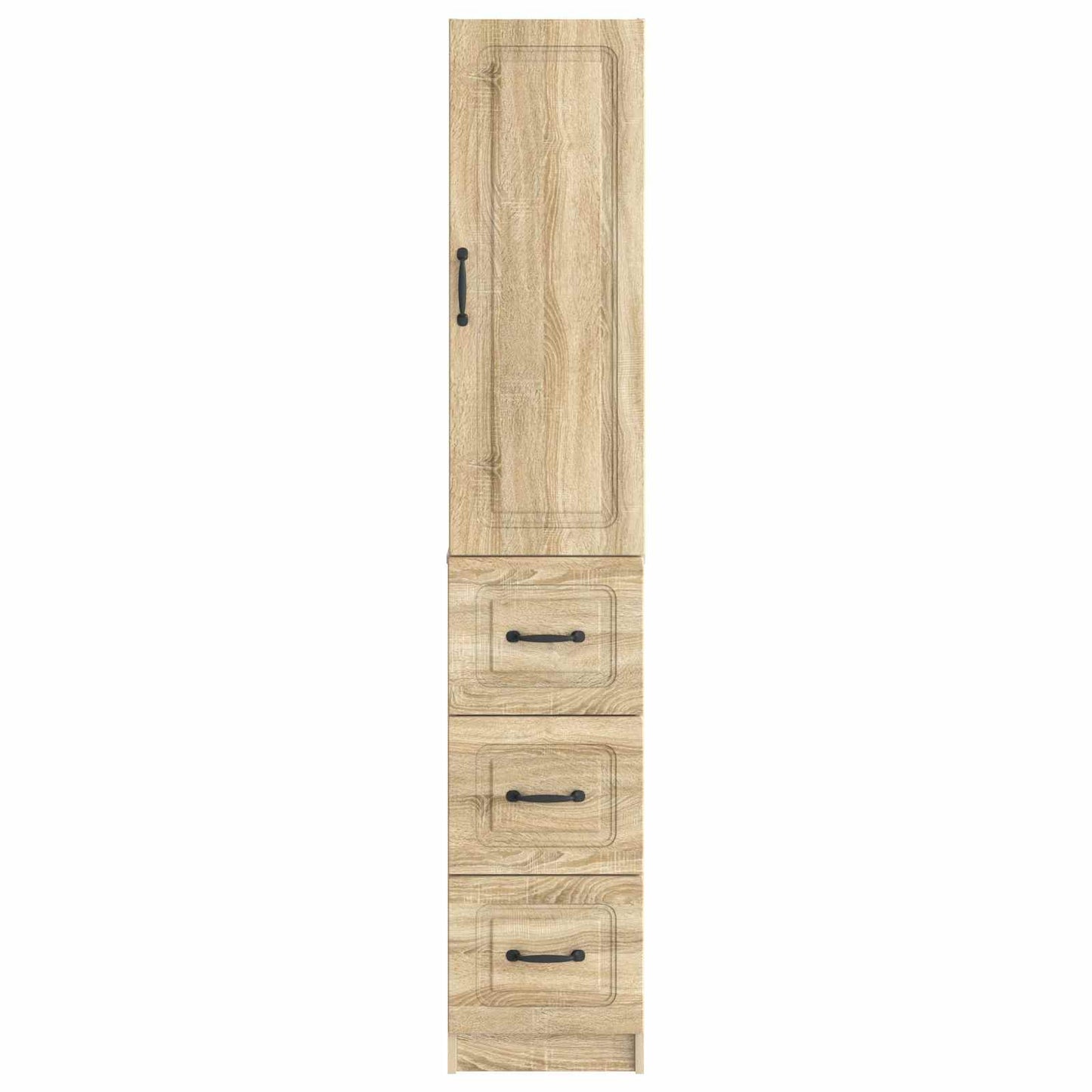 Kastenset 2 pcs Sonoma Eiken 33 x 34,5 x 87 cm Bewerkt hout is nu te koop bij PeponiXL, paradijselijk wonen!