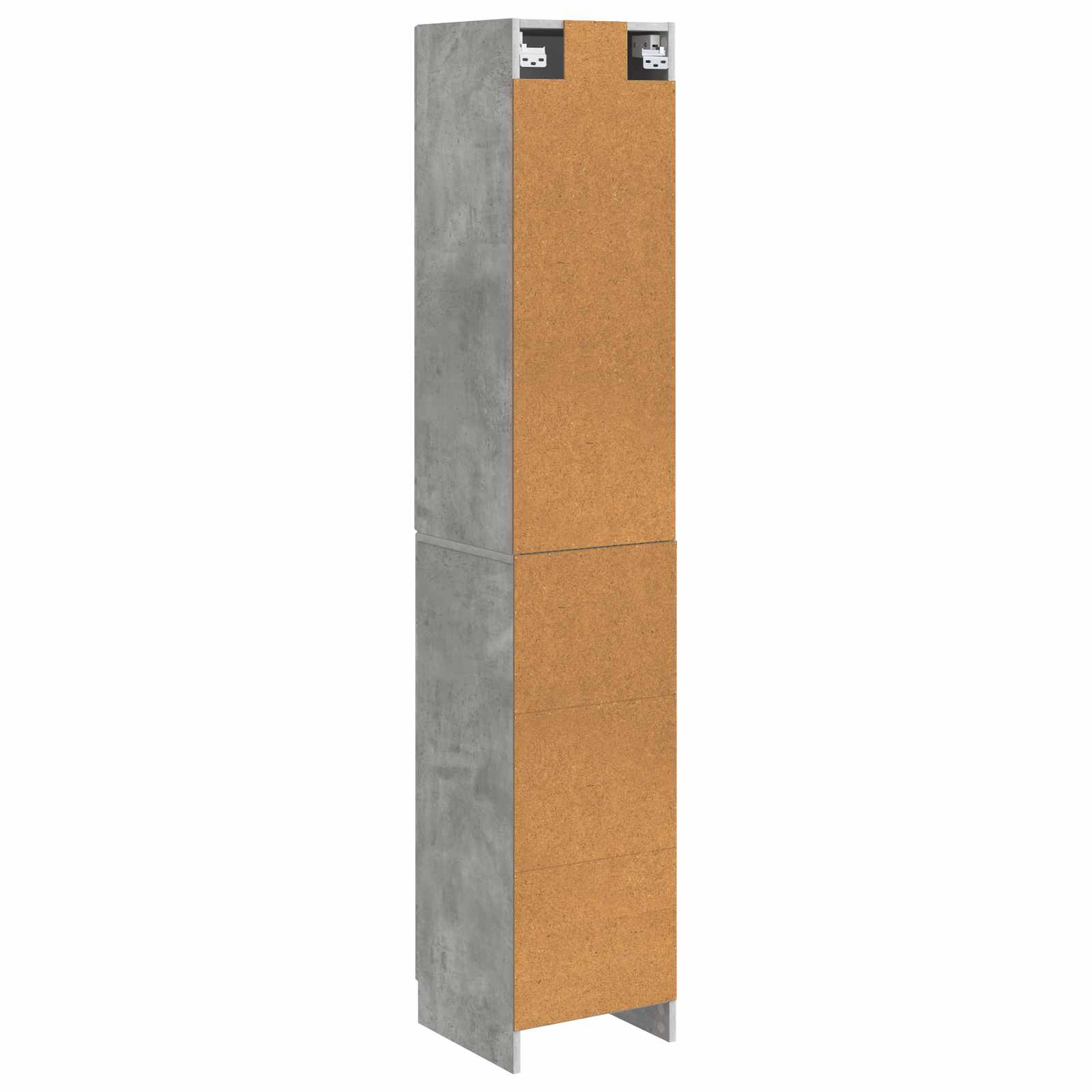 Kastenset 2 pcs Betongrijs 33 x 34,5 x 87 cm Bewerkt hout is nu te koop bij PeponiXL, paradijselijk wonen!