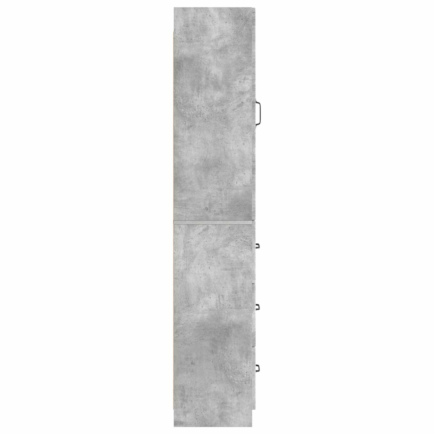 Kastenset 2 pcs Betongrijs 33 x 34,5 x 87 cm Bewerkt hout is nu te koop bij PeponiXL, paradijselijk wonen!