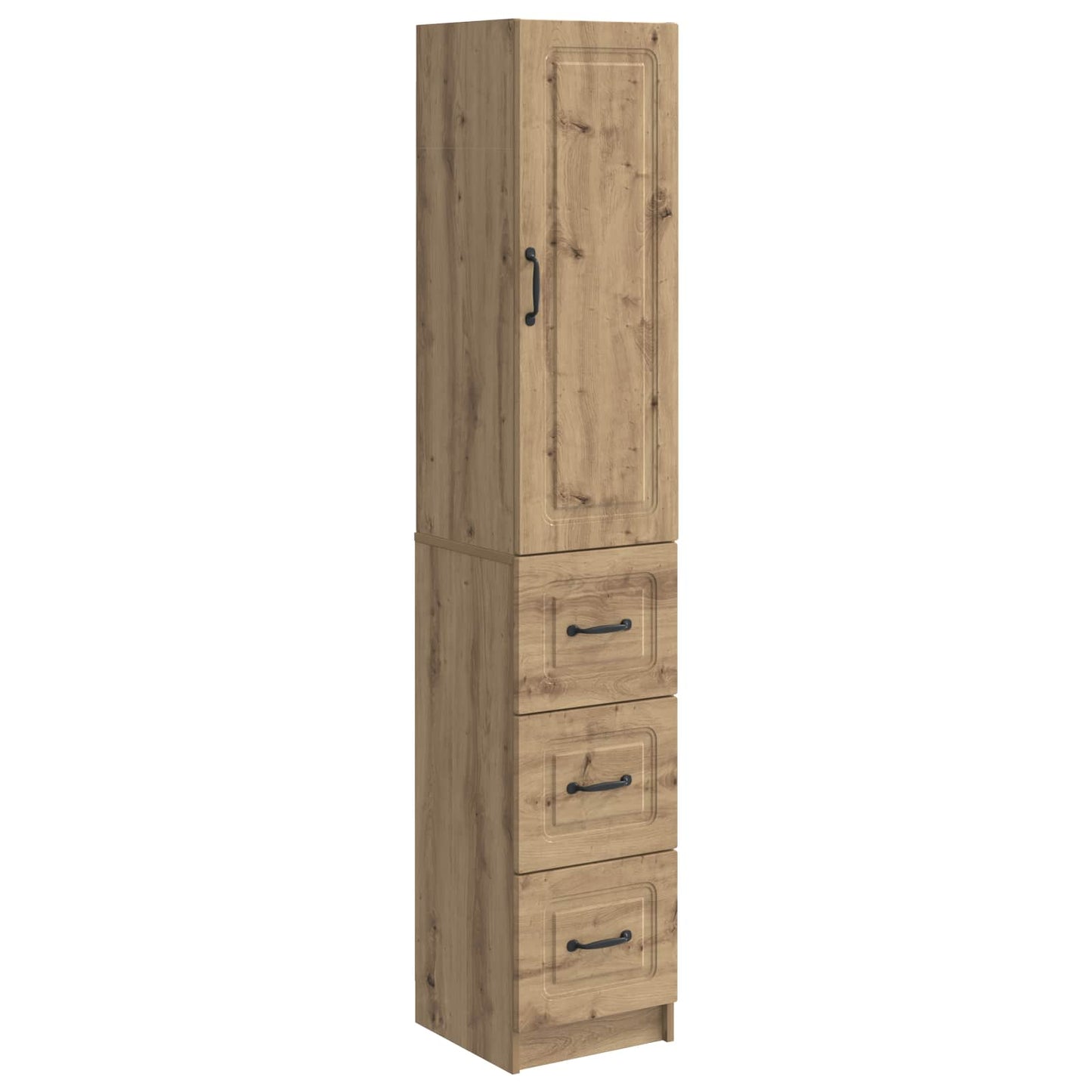 Kastenset 2 st 33 x 34,5 x 87 cm Bewerkt hout Artisanaal eiken is nu te koop bij PeponiXL, paradijselijk wonen!