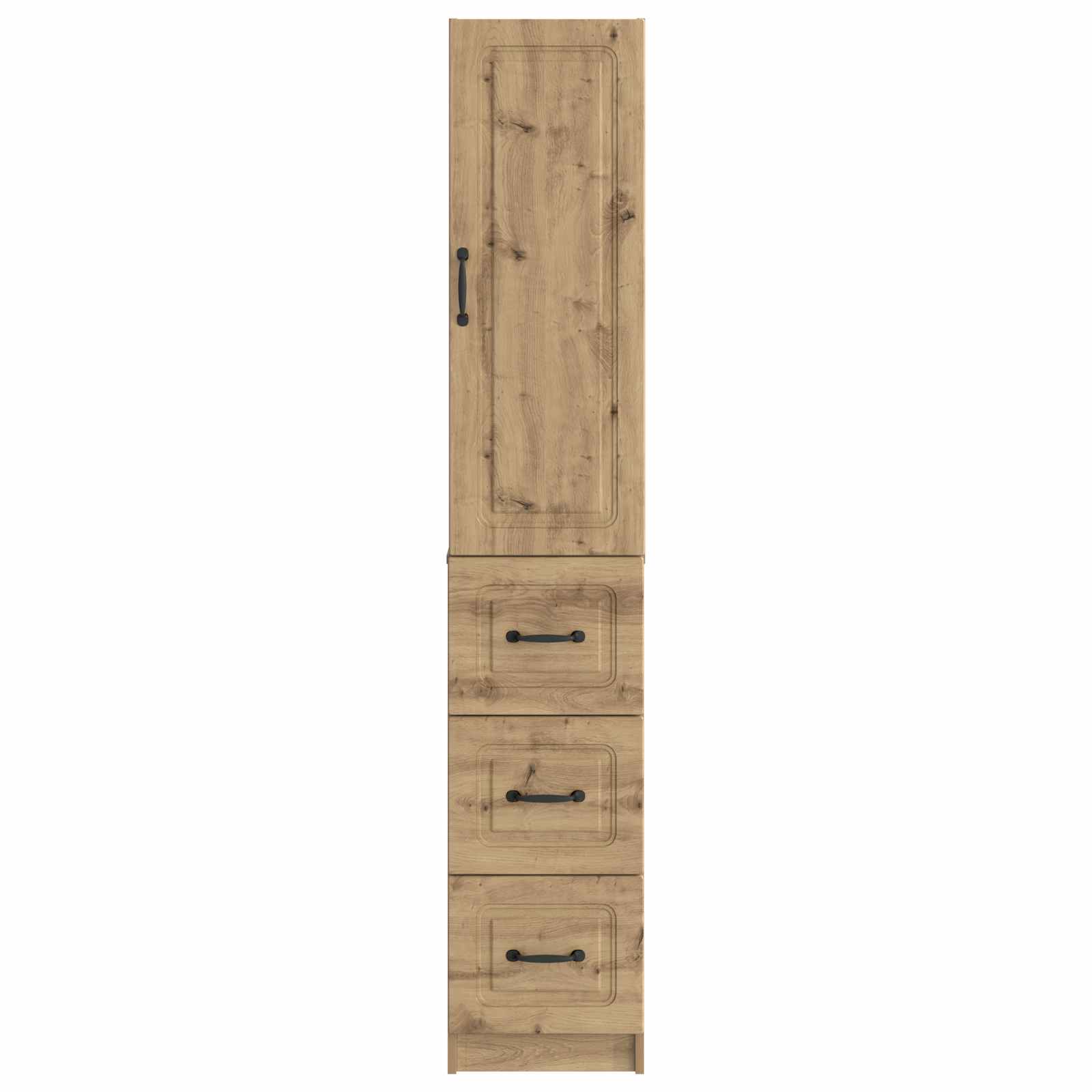 Kastenset 2 st 33 x 34,5 x 87 cm Bewerkt hout Artisanaal eiken is nu te koop bij PeponiXL, paradijselijk wonen!