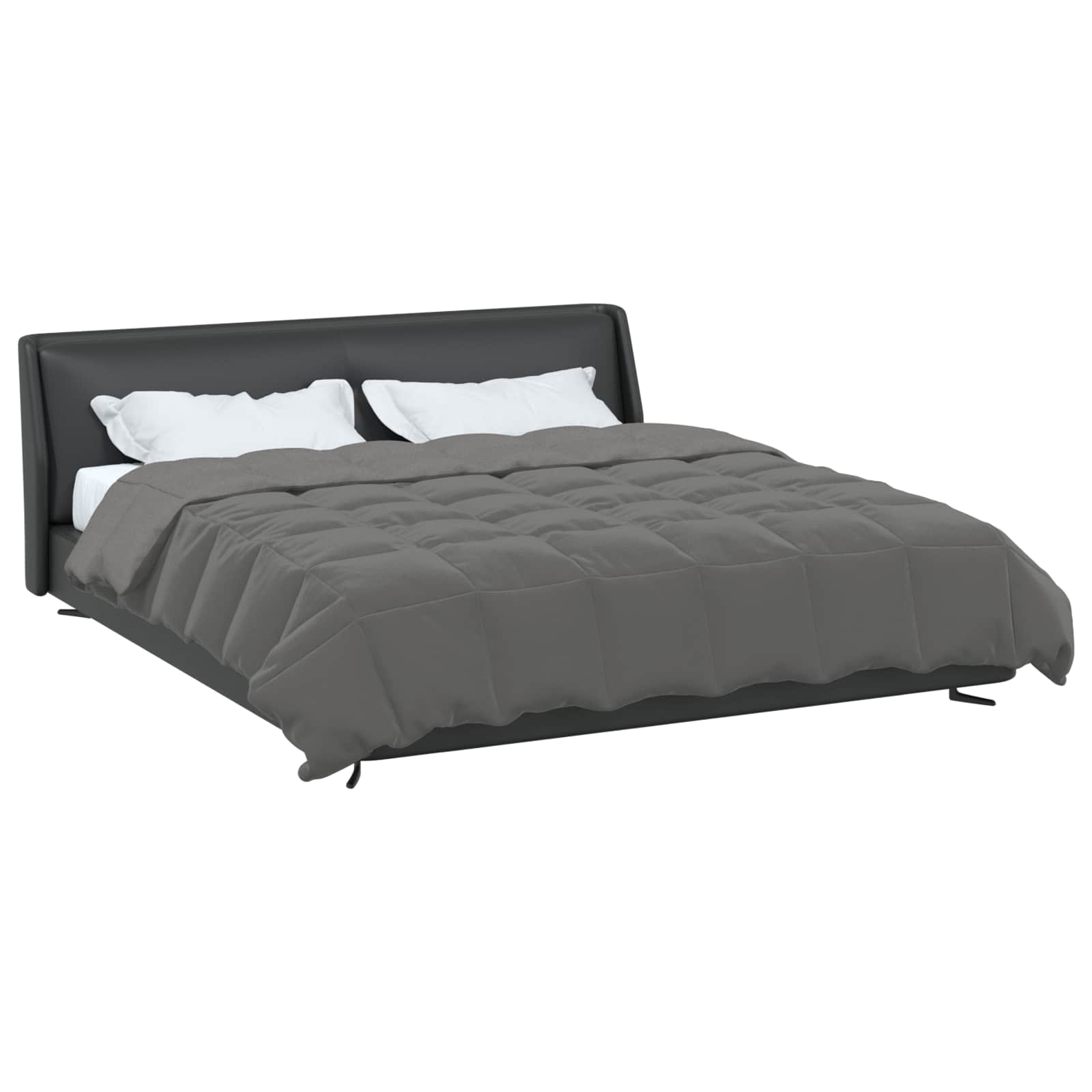 Vol jaar dekbed Gekwilt Lichtgrijs 200 x 220 cm Microfiber is nu te koop bij PeponiXL, paradijselijk wonen!