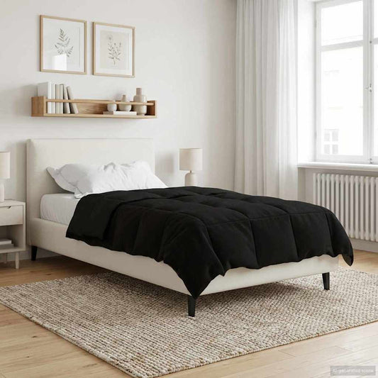 Vol jaar dekbed Gekwilt Zwart 140 x 220 cm Microfiber is nu te koop bij PeponiXL, paradijselijk wonen!
