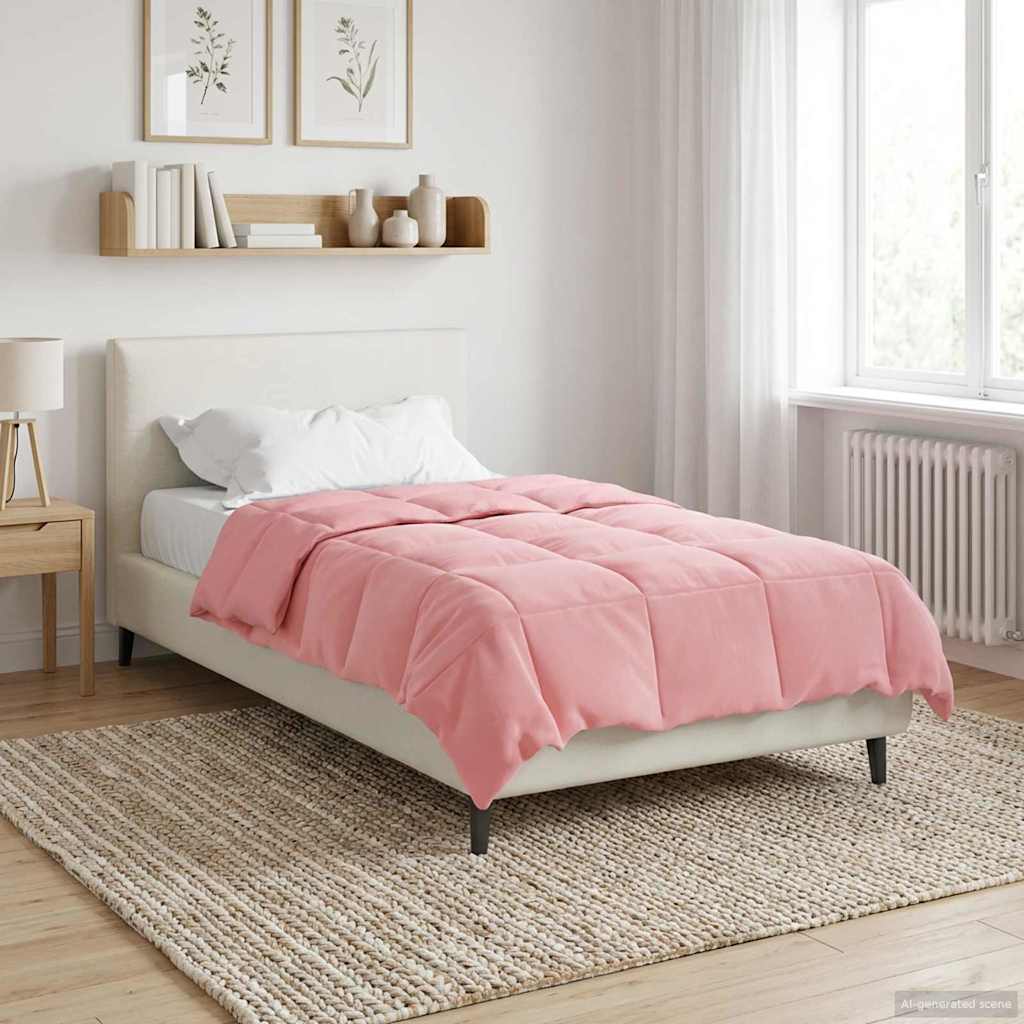 Vol jaar dekbed Gekwilt Roze 140 x 200 cm Microfiber is nu te koop bij PeponiXL, paradijselijk wonen!