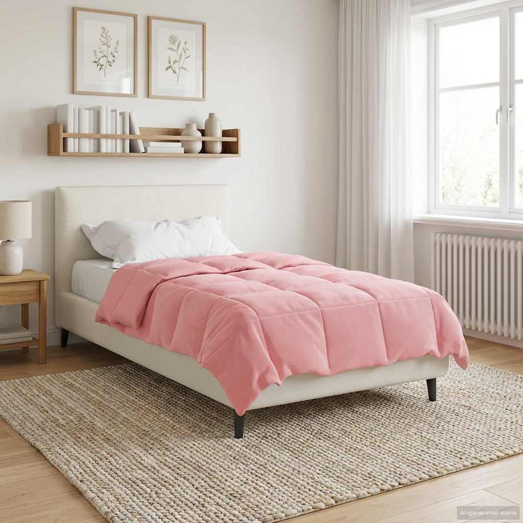 Vol jaar dekbed Gekwilt Roze 155 x 200 cm Microfiber is nu te koop bij PeponiXL, paradijselijk wonen!