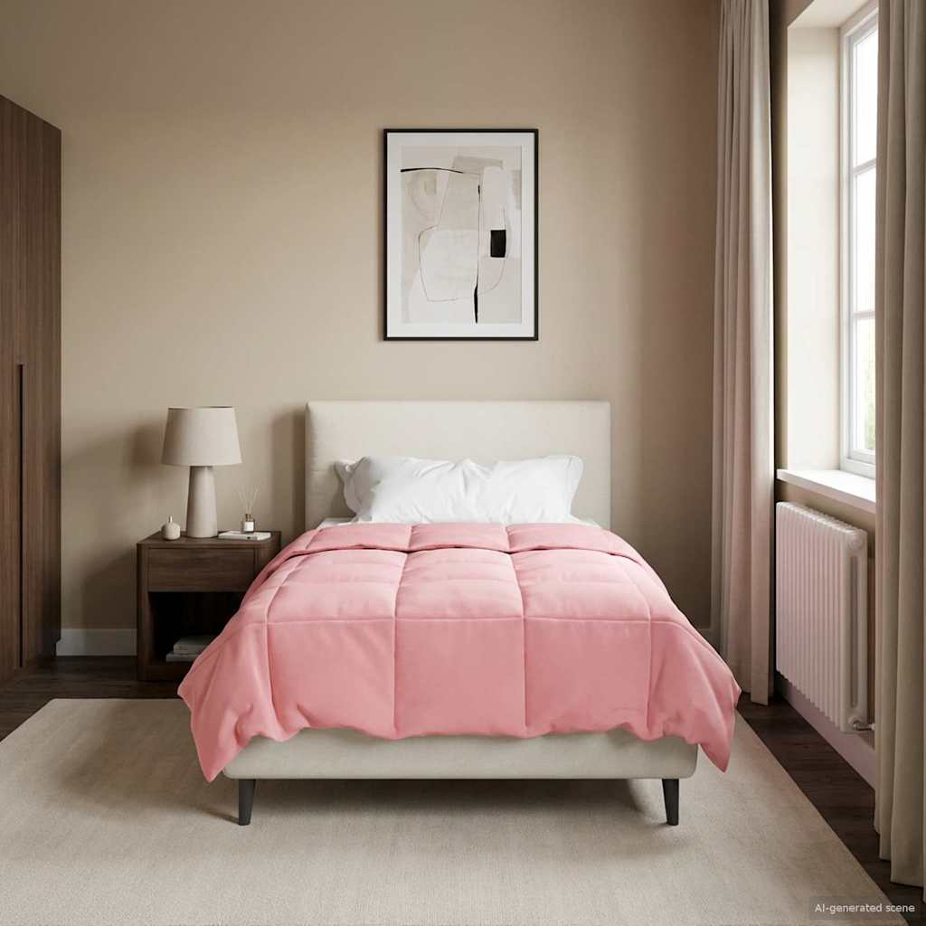 Vol jaar dekbed Gekwilt Roze 155 x 220 cm Microfiber is nu te koop bij PeponiXL, paradijselijk wonen!