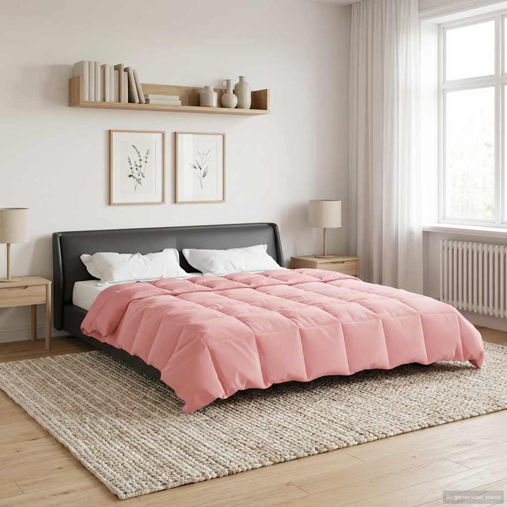 Vol jaar dekbed Gekwilt Roze 200 x 220 cm Microfiber is nu te koop bij PeponiXL, paradijselijk wonen!