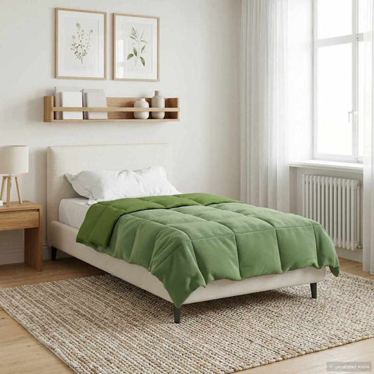 Vol jaar dekbed Gekwilt Groen 135 x 220 cm Microfiber is nu te koop bij PeponiXL, paradijselijk wonen!