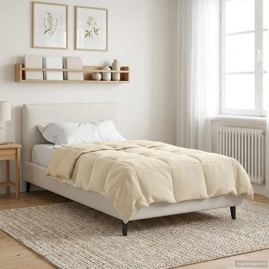 Vol jaar dekbed Gekwilt Crème 135 x 220 cm Microfiber is nu te koop bij PeponiXL, paradijselijk wonen!