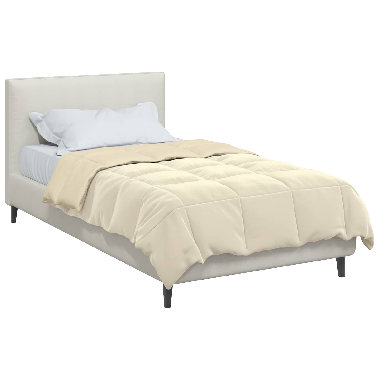 Vol jaar dekbed Gekwilt Crème 155 x 220 cm Microfiber is nu te koop bij PeponiXL, paradijselijk wonen!