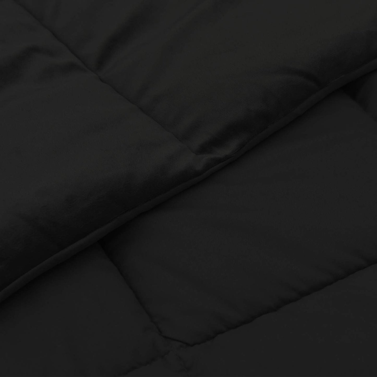 Winter Dekbed Gekwilt Zwart 220 x 240 cm Microfiber is nu te koop bij PeponiXL, paradijselijk wonen!