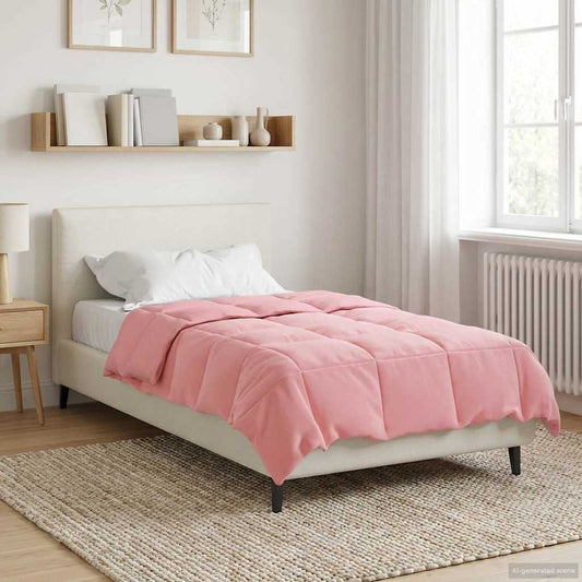 Winter Dekbed Gekwilt Roze 140 x 200 cm Microfiber is nu te koop bij PeponiXL, paradijselijk wonen!