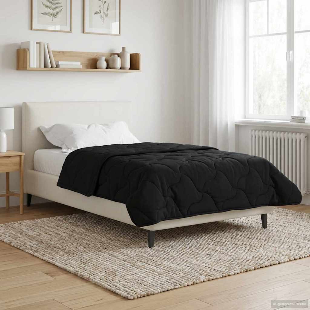 Vol jaar dekbed Zwart 140 x 220 cm Microfiber en Teddy fleece is nu te koop bij PeponiXL, paradijselijk wonen!