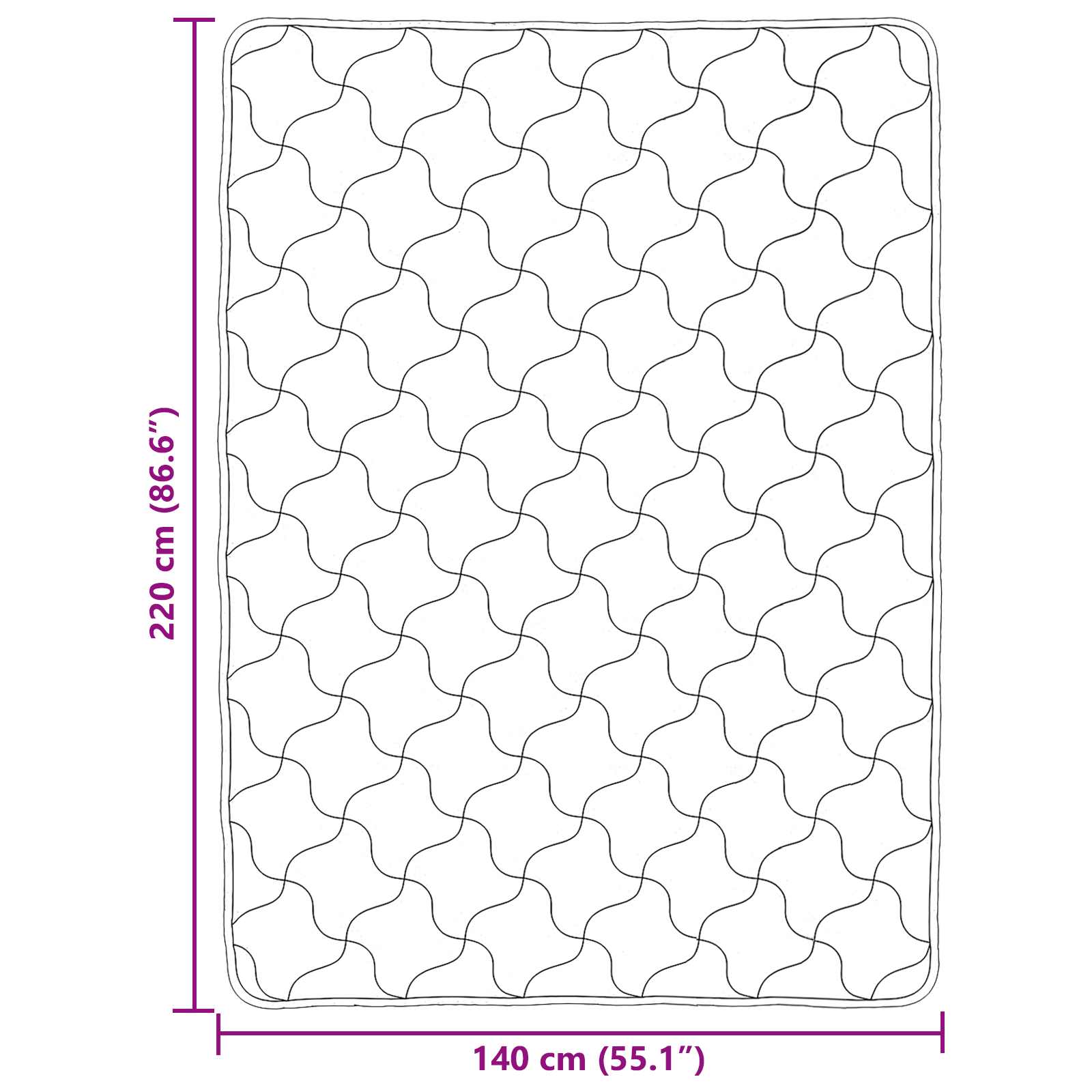 Vol jaar dekbed Roze 140 x 220 cm Microfiber en Teddy fleece is nu te koop bij PeponiXL, paradijselijk wonen!