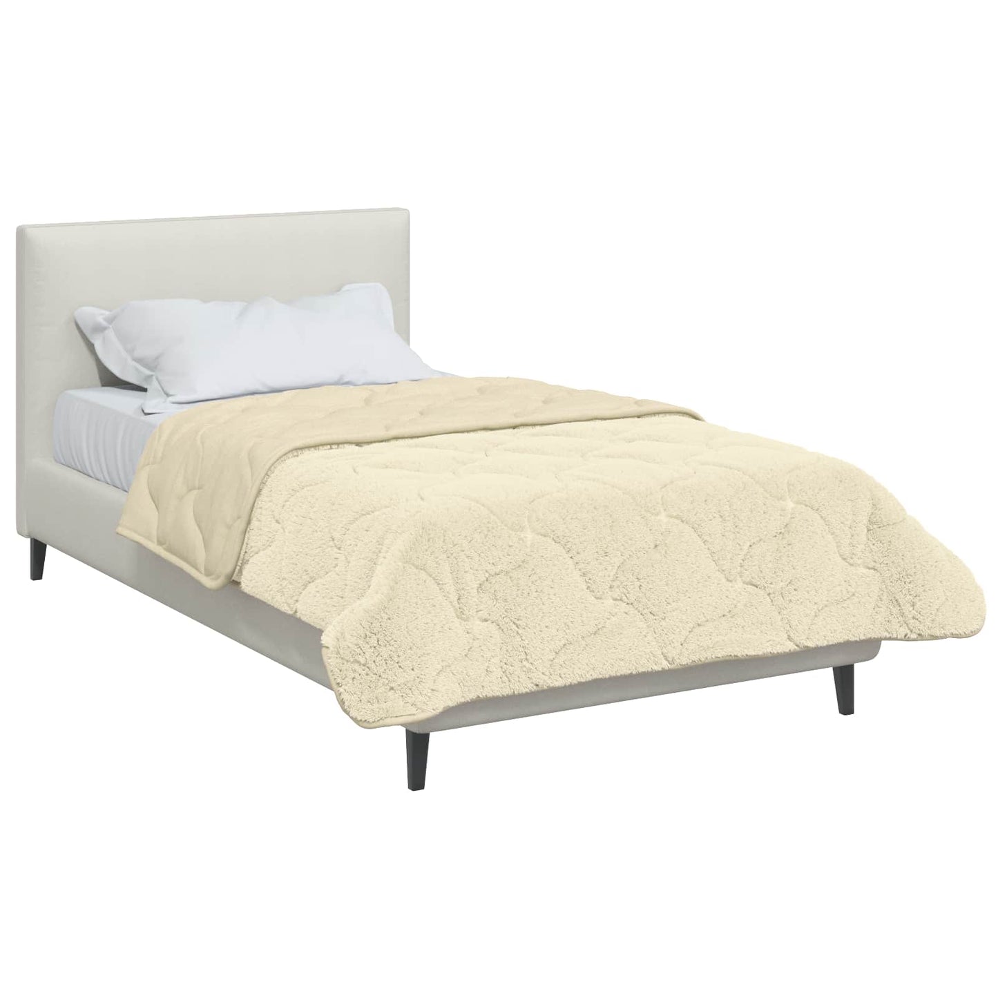 Vol jaar dekbed Crème 135 x 200 cm Microfiber en Teddy fleece is nu te koop bij PeponiXL, paradijselijk wonen!