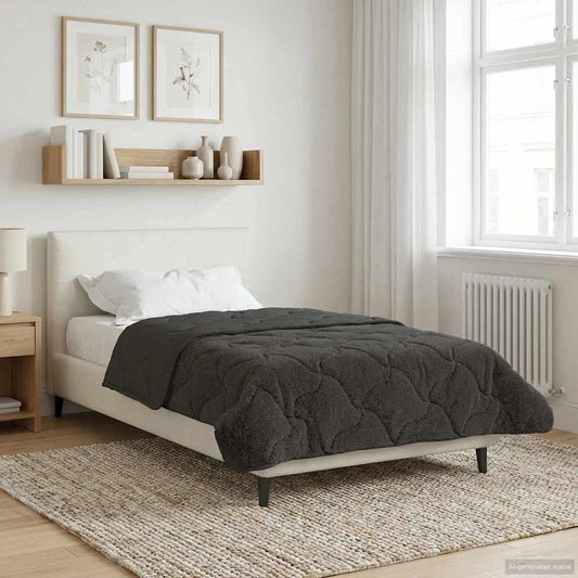Winter Dekbed Gekwilt Antraciet 135 x 200 cm is nu te koop bij PeponiXL, paradijselijk wonen!