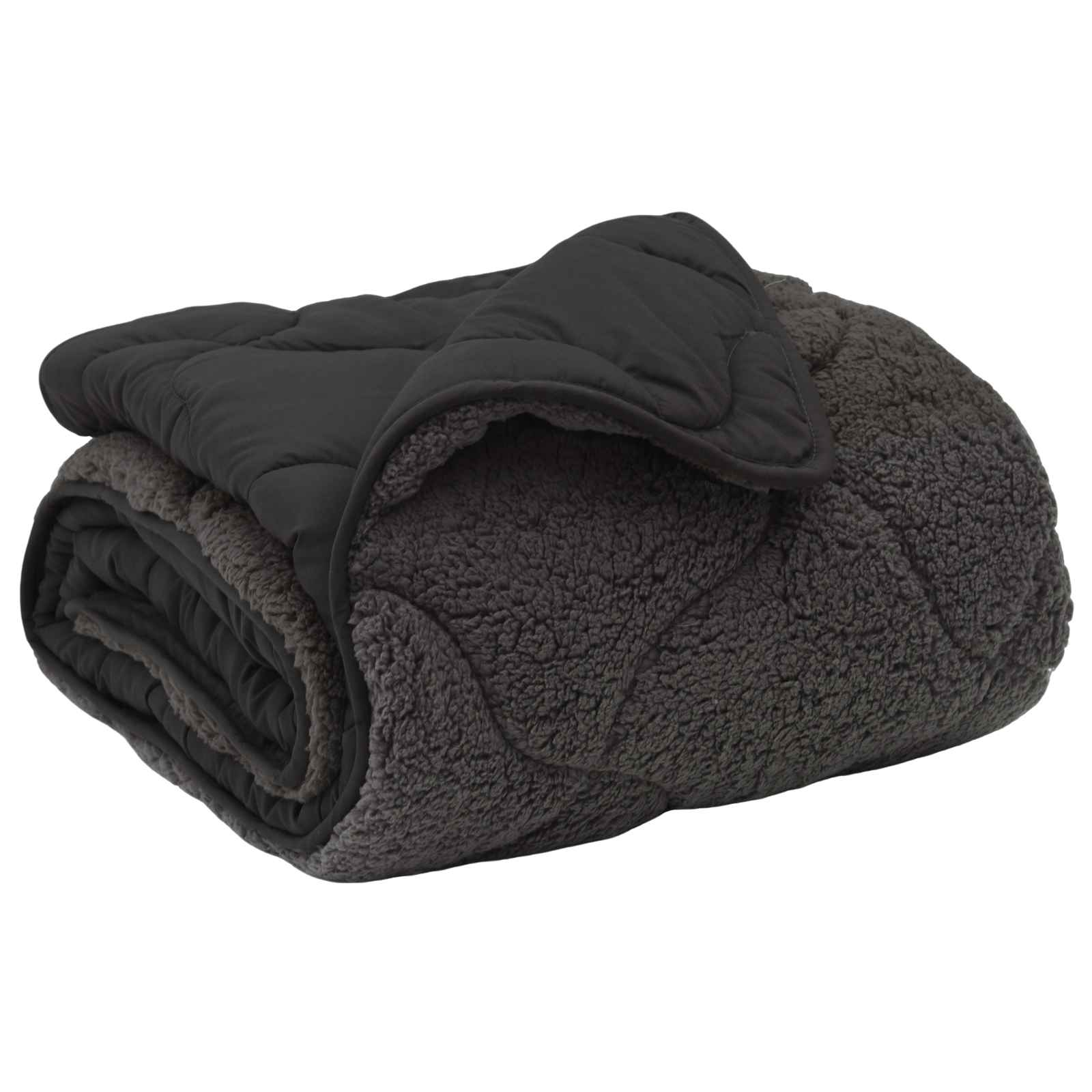 Winter Dekbed Gekwilt Antraciet 135 x 200 cm is nu te koop bij PeponiXL, paradijselijk wonen!