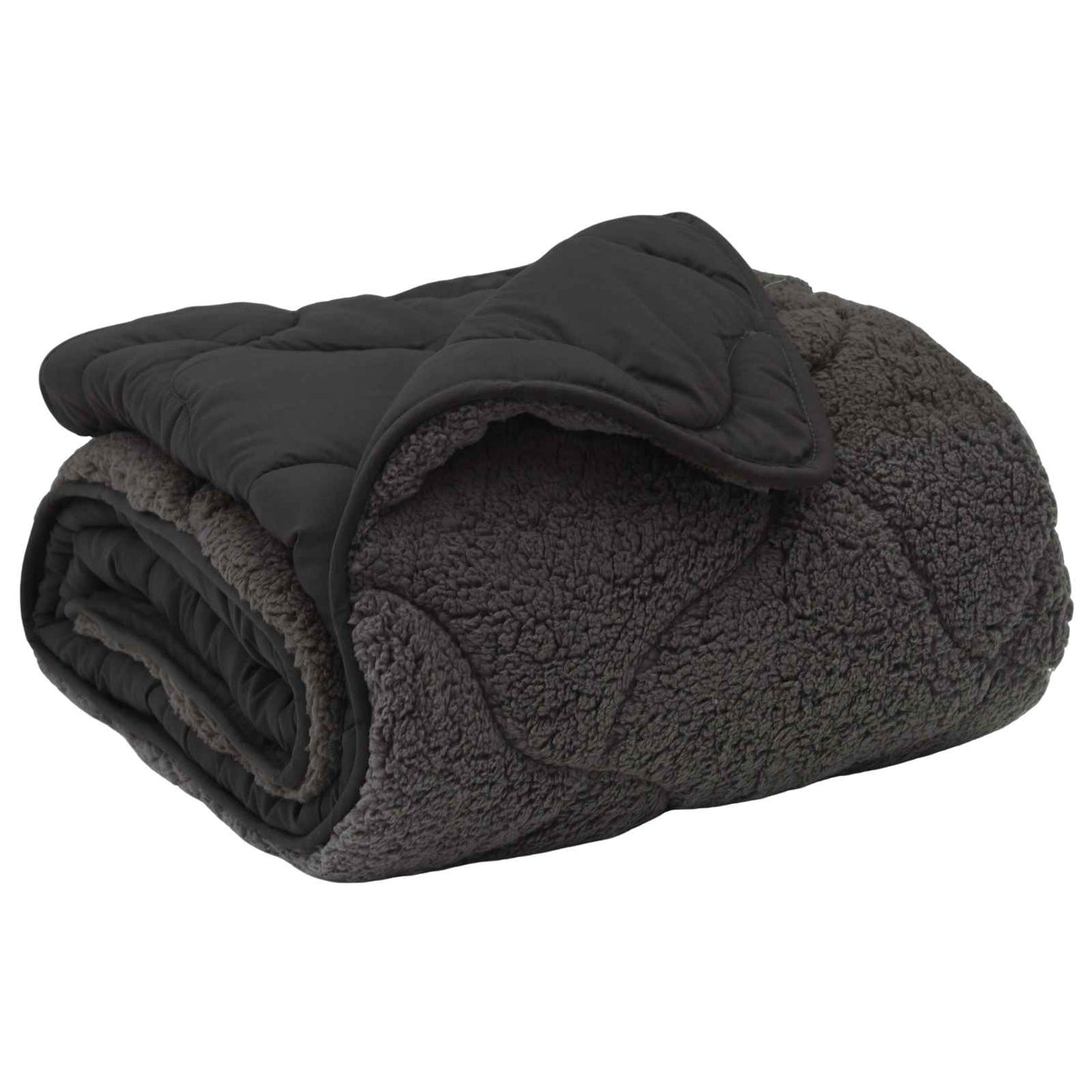 Winter Dekbed Gekwilt Antraciet 200 x 240 cm is nu te koop bij PeponiXL, paradijselijk wonen!