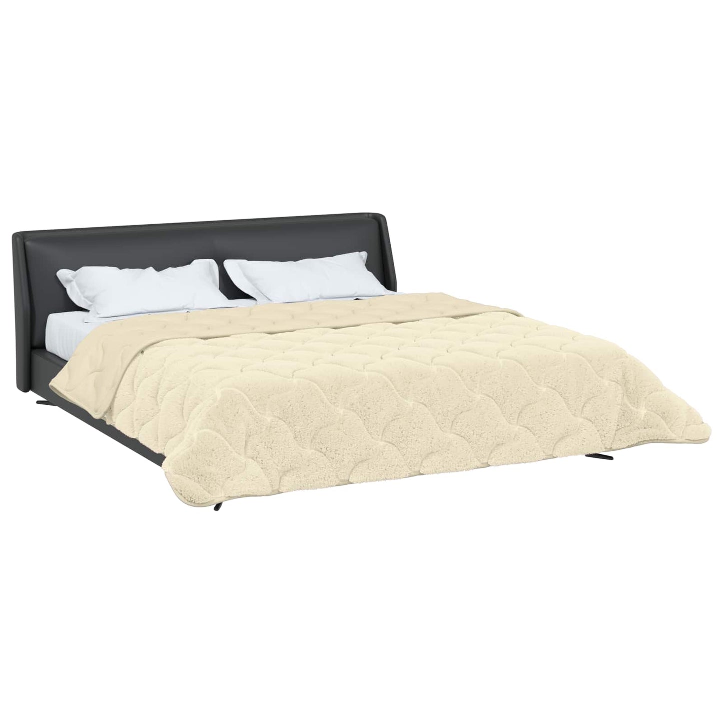 Winter Dekbed Crème 200 x 200 cm Microfiber en Teddy fleece is nu te koop bij PeponiXL, paradijselijk wonen!