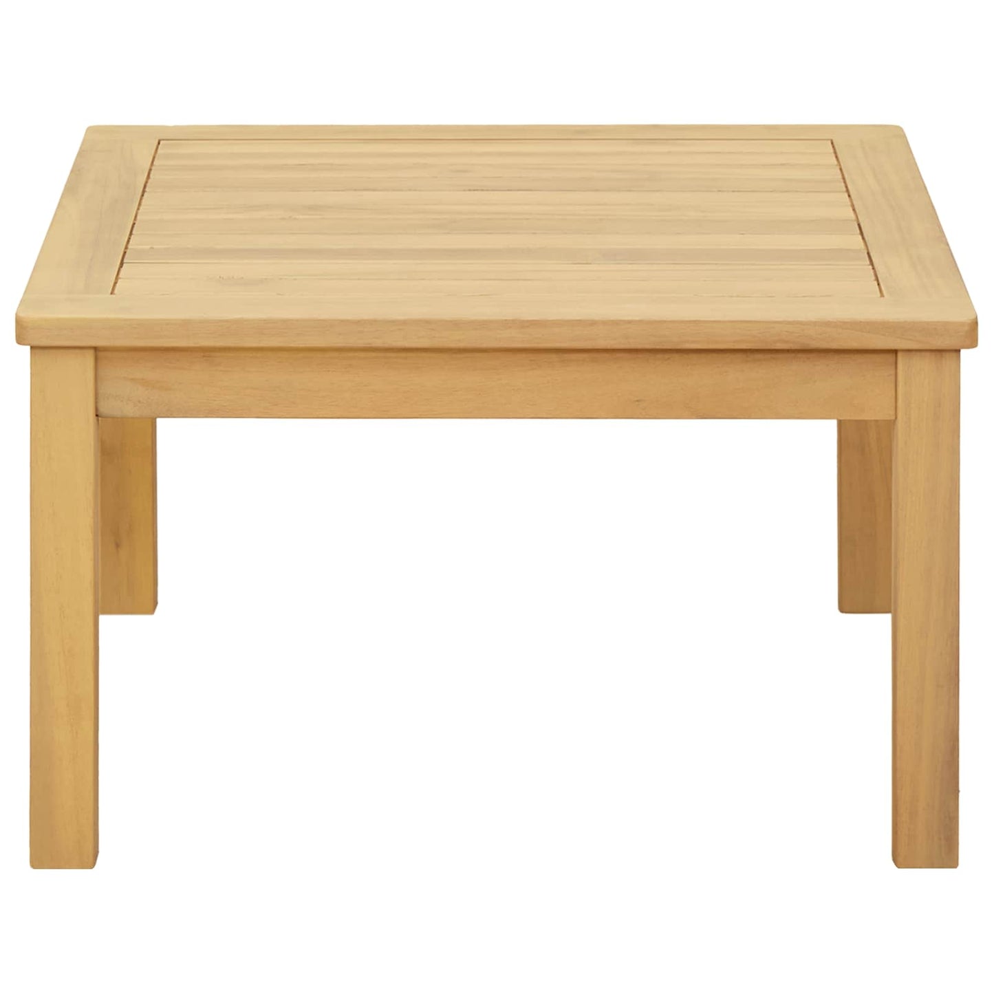 Salontafel Licht acacia 60 x 60 x 36 cm Massief Acaciahout is nu te koop bij PeponiXL, paradijselijk wonen!