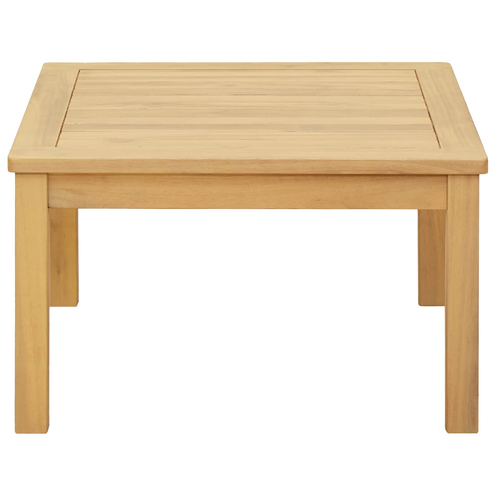 Salontafel Licht acacia 60 x 60 x 36 cm Massief Acaciahout is nu te koop bij PeponiXL, paradijselijk wonen!