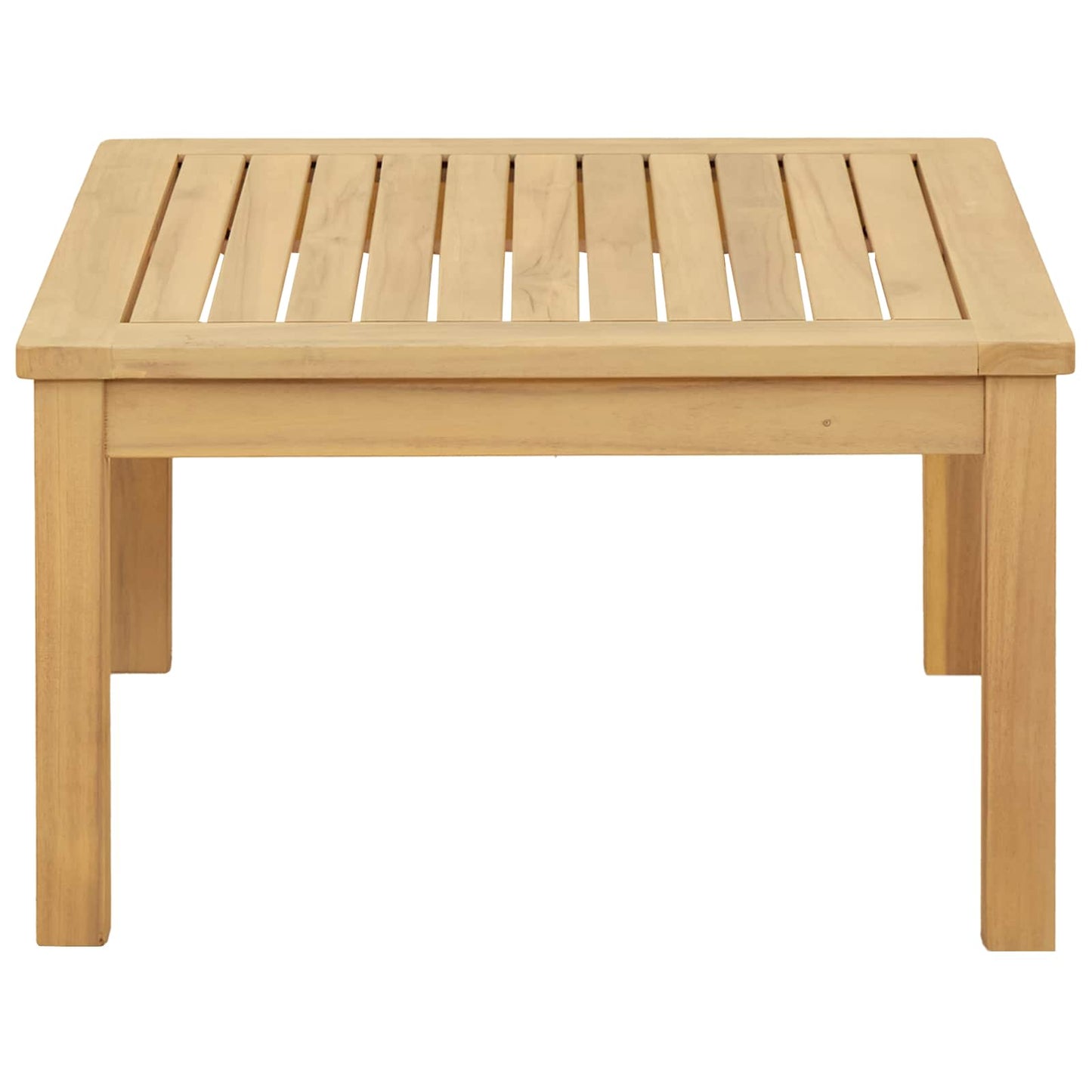 Salontafel Licht acacia 60 x 60 x 36 cm Massief Acaciahout is nu te koop bij PeponiXL, paradijselijk wonen!