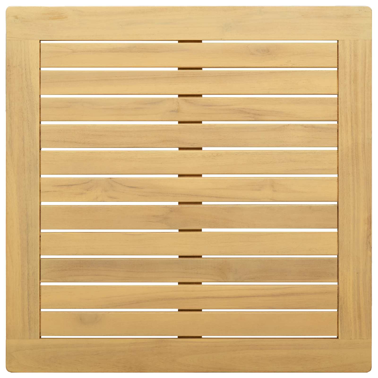 Salontafel Licht acacia 60 x 60 x 36 cm Massief Acaciahout is nu te koop bij PeponiXL, paradijselijk wonen!